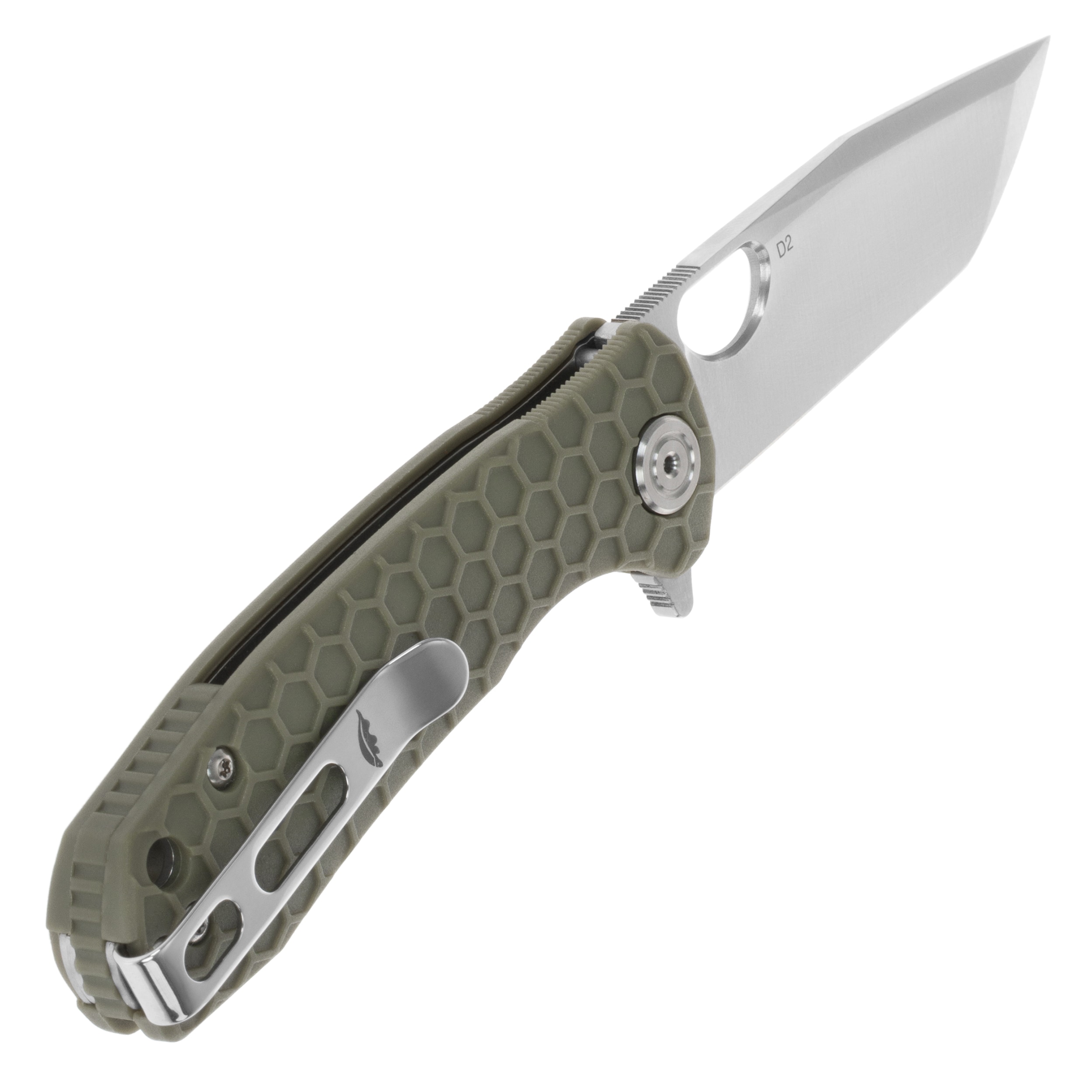 Nóż składany Honey Badger Tanto Small D2 - Green