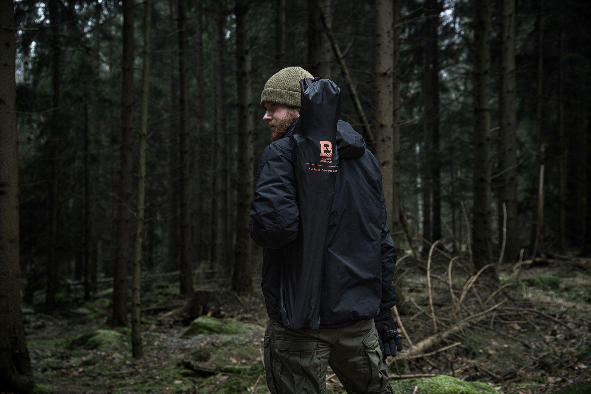 Krzesło turystyczne składane Badger Outdoor - Black