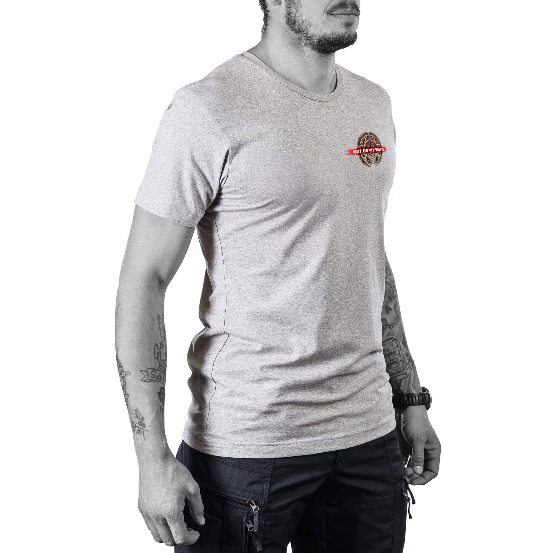 Koszulka T-shirt UF PRO Not On My Watch Tee - Jet Grey