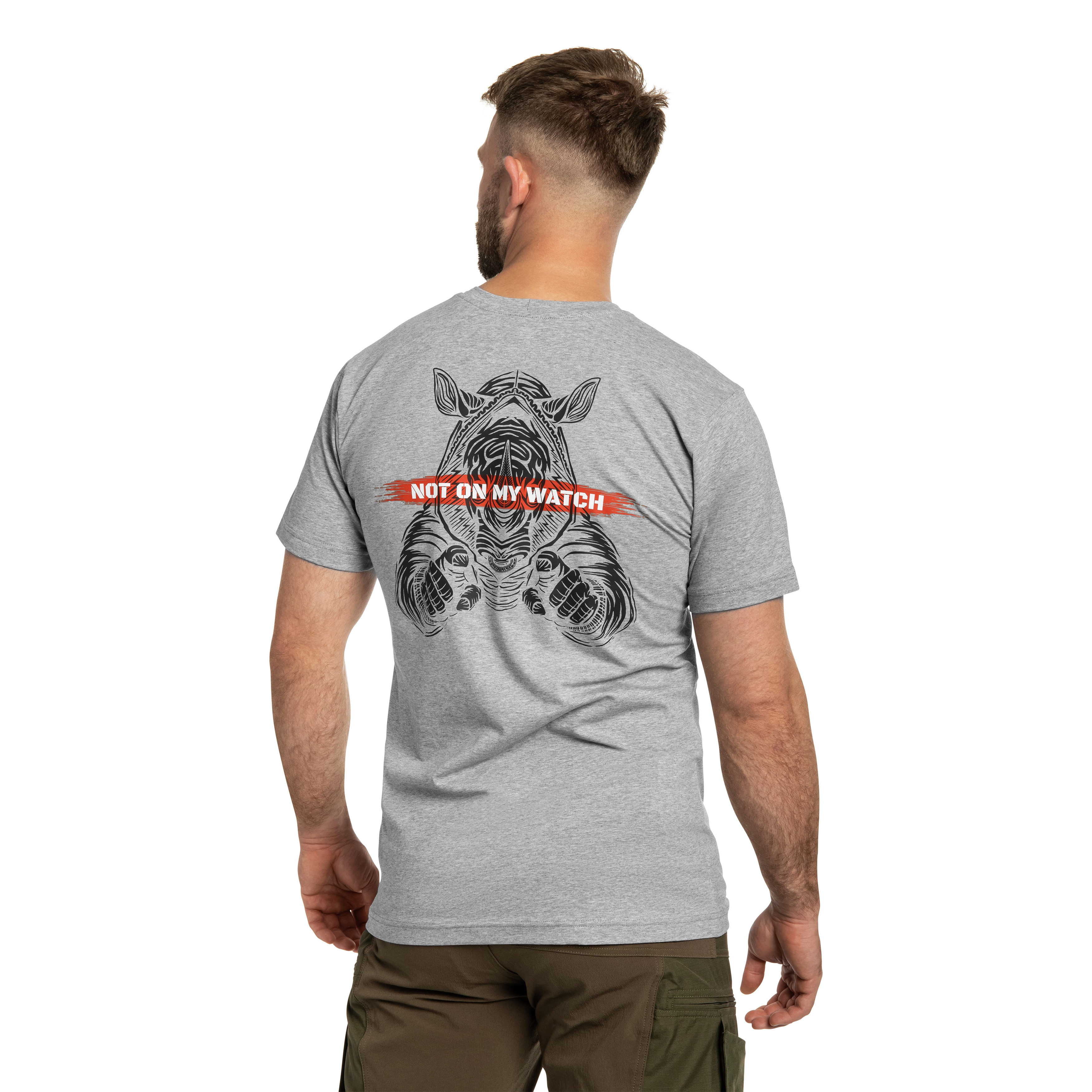 Koszulka T-shirt UF PRO Not On My Watch Tee - Jet Grey