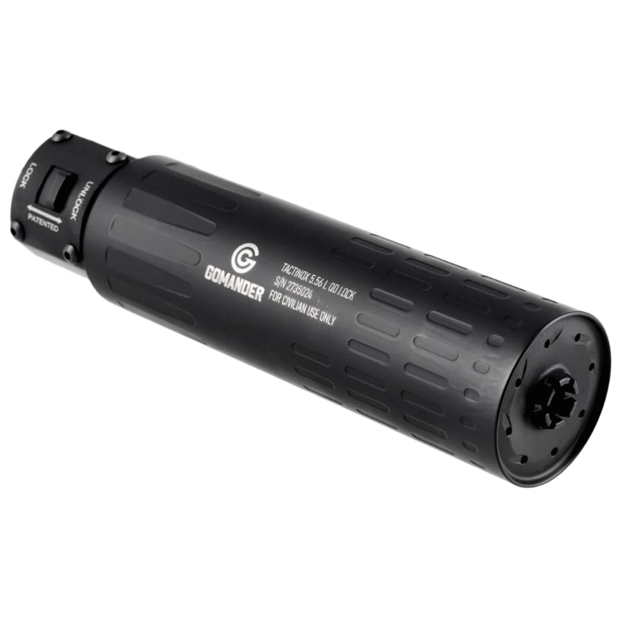 Глушник Gomander Tactinox QD-Lock L 5,56 мм M26x1,5 - Чорний