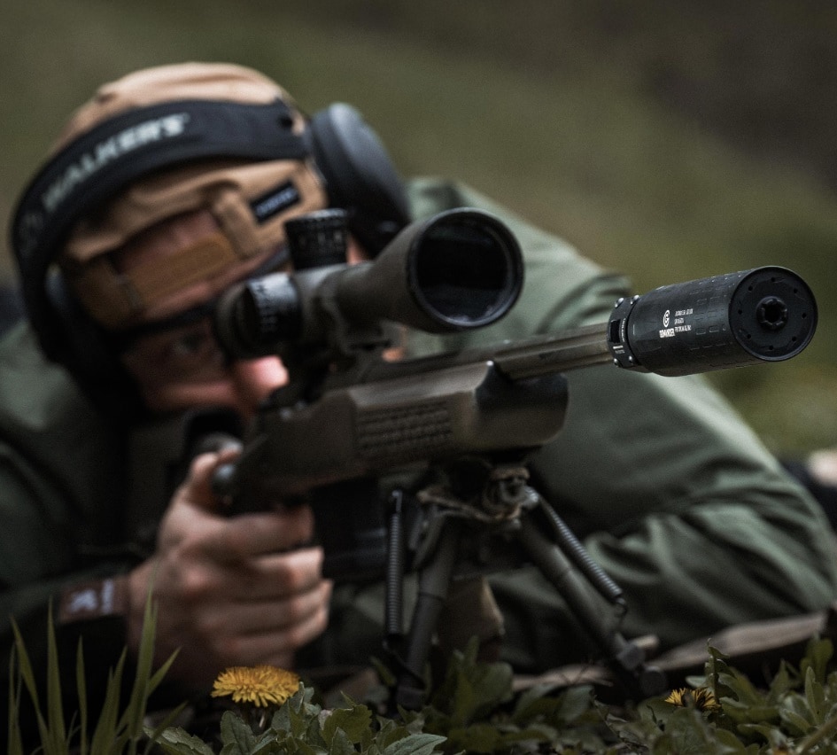Глушник Gomander Tactinox QD-Lock L 5,56 мм M26x1,5 - Чорний