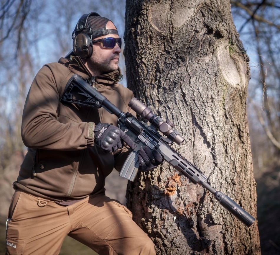 Глушник Gomander Tactinox QD-Lock L 5,56 мм M26x1,5 - Чорний