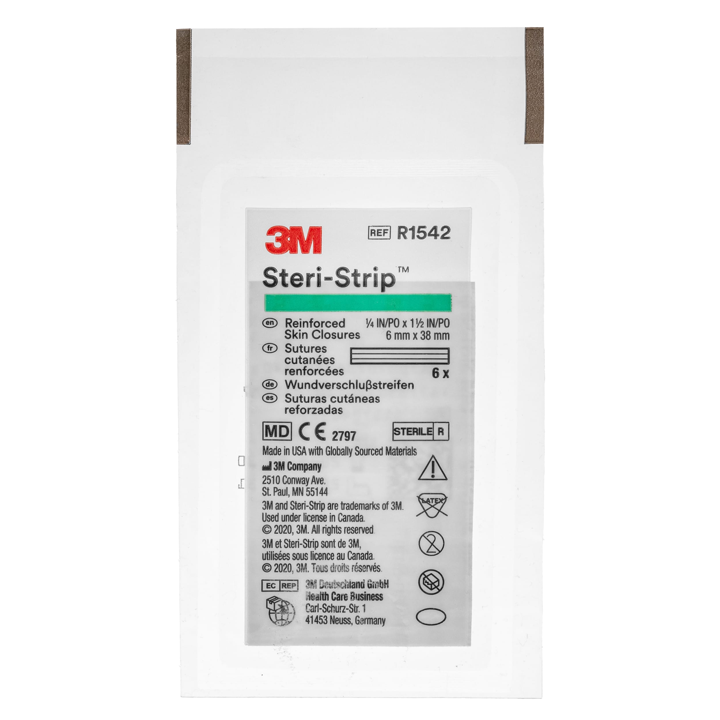 Paski 3M Steri-Strip do zamykania ran 6 x 38 mm - 6 szt.