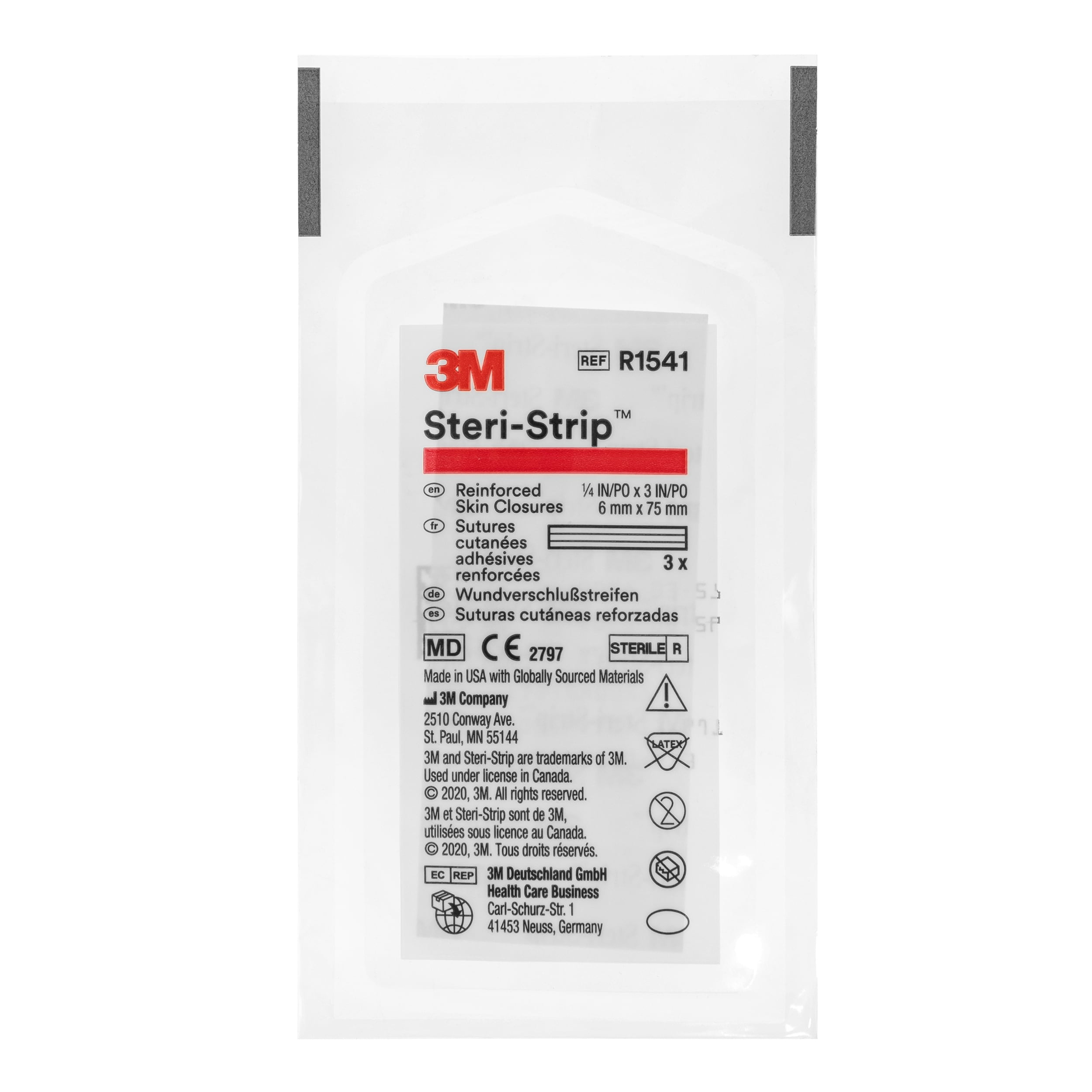 Paski 3M Steri-Strip do zamykania ran 6 x 75 mm - 3 szt.