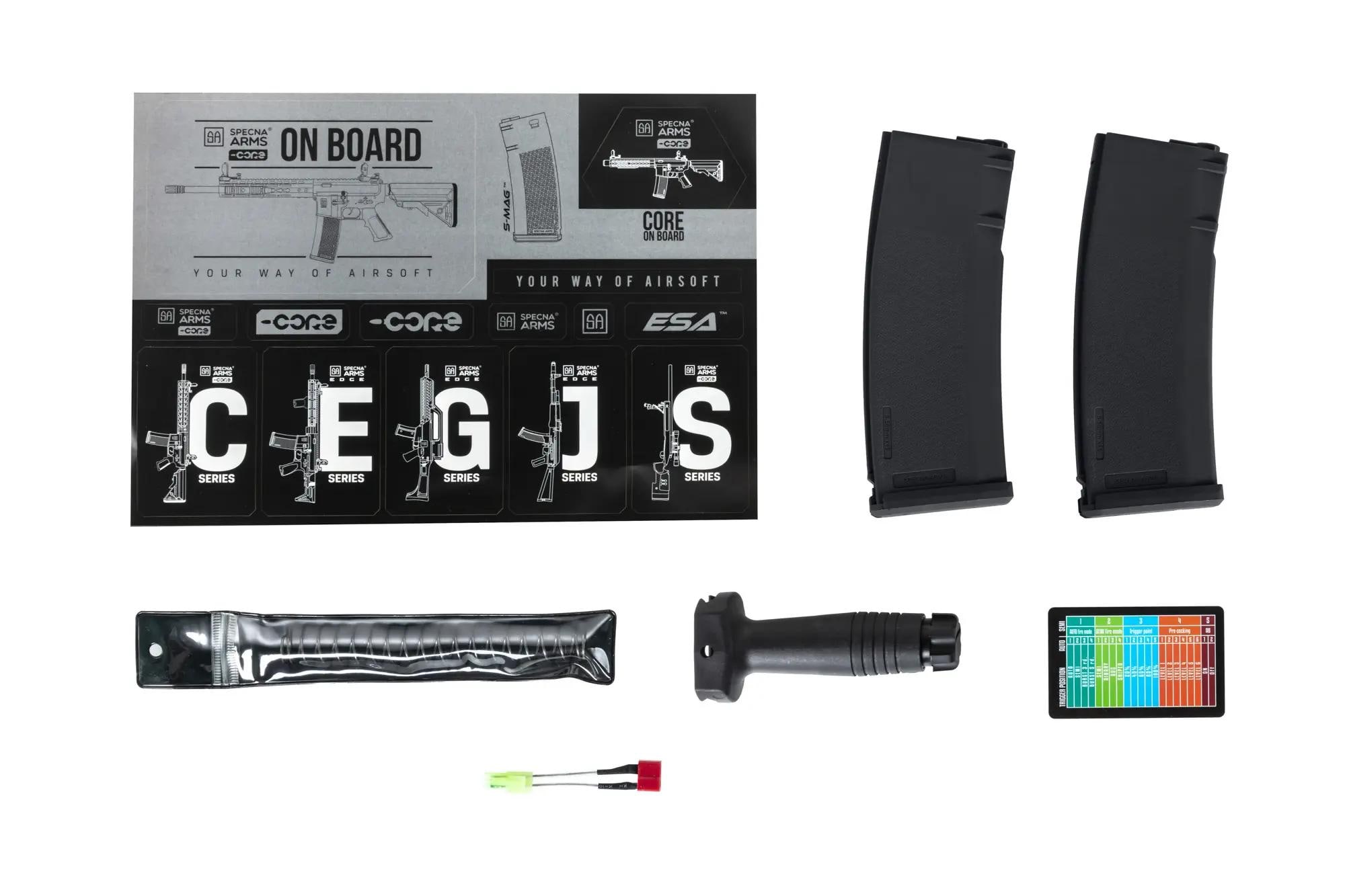 Karabinek szturmowy AEG Specna Arms SA-C03 CORE HAL ETU Gen. 2 - Black