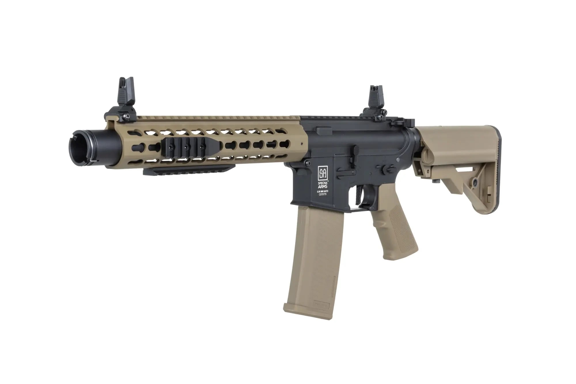 Karabinek szturmowy AEG Specna Arms SA-C07 CORE HAL ETU Gen.2 - Half-Tan