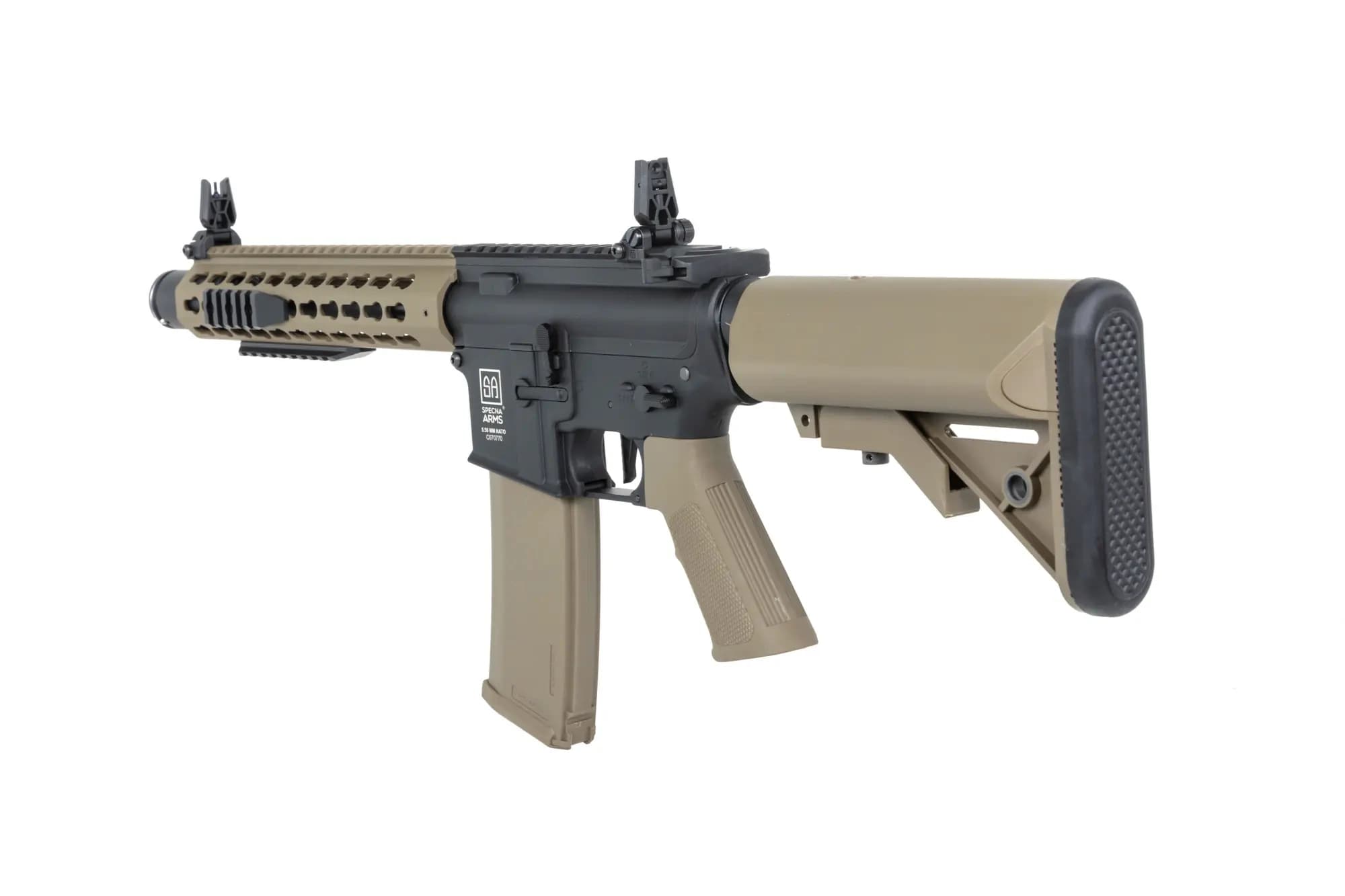 Karabinek szturmowy AEG Specna Arms SA-C07 CORE HAL ETU Gen.2 - Half-Tan