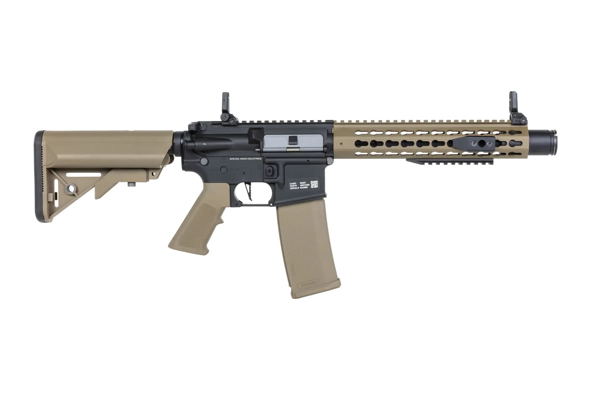 Karabinek szturmowy AEG Specna Arms SA-C07 CORE HAL ETU Gen.2 - Half-Tan