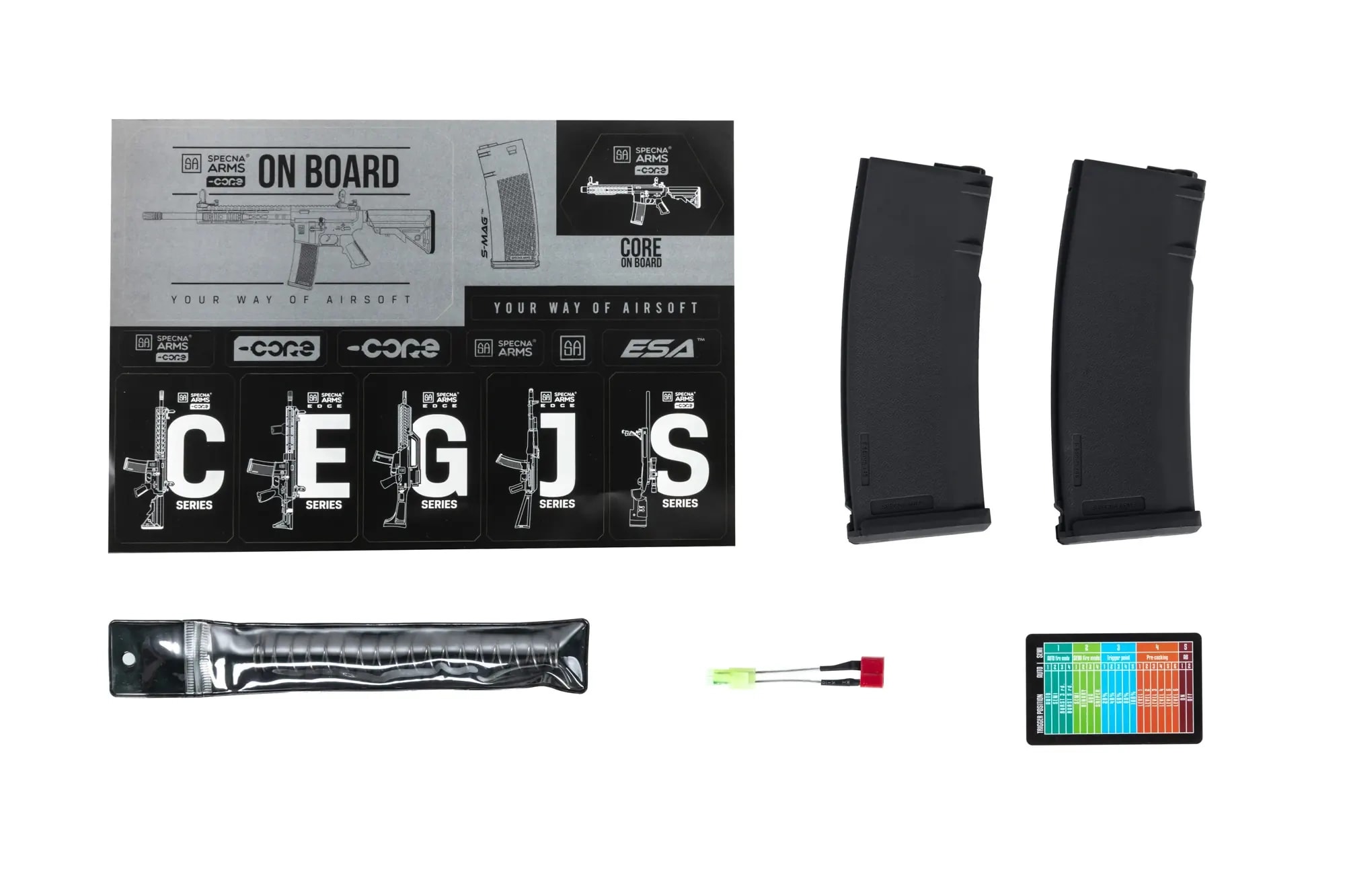 Штурмова гвинтівка AEG Specna Arms SA-C08 CORE HAL ETU Gen.2 - Black