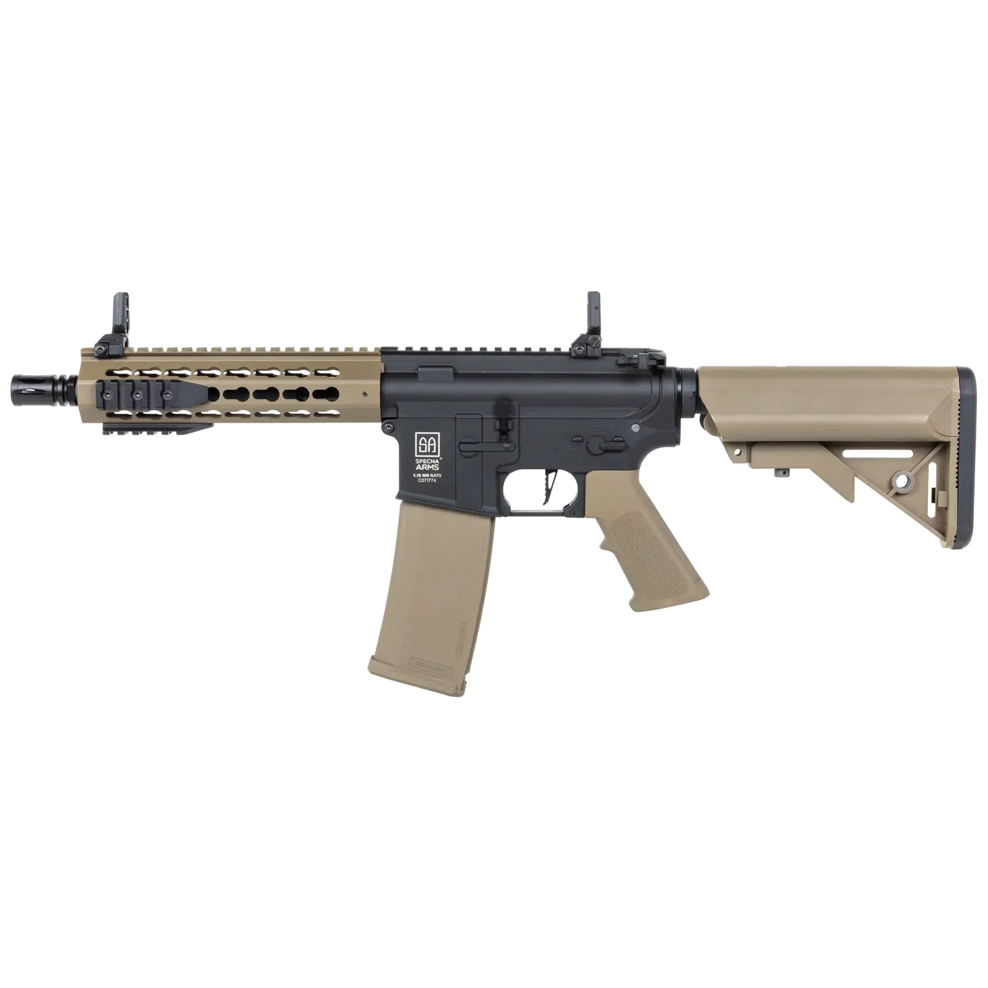 Karabinek szturmowy AEG Specna Arms SA-C08 CORE HAL ETU Gen.2 - Half-Tan