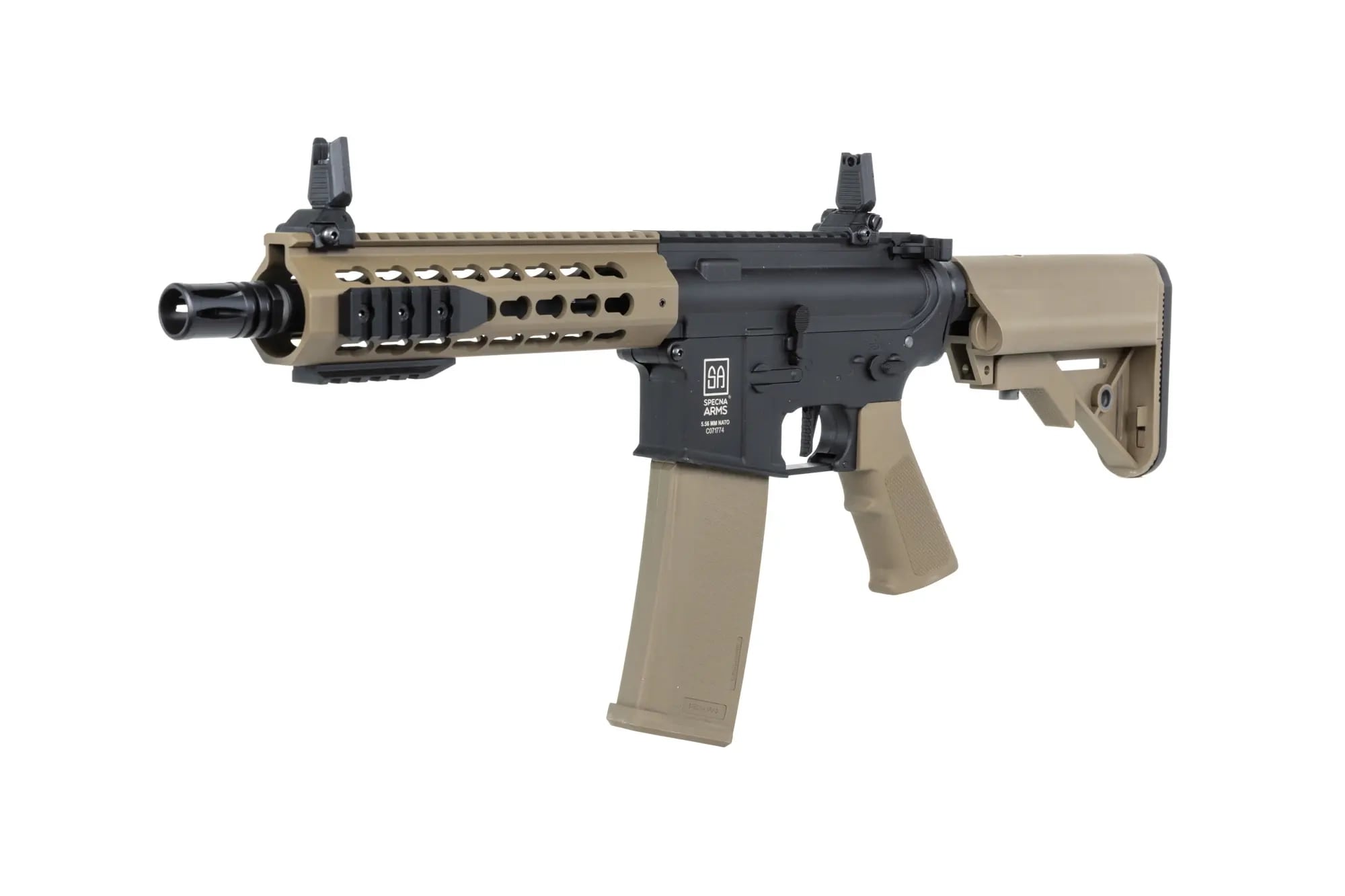 Karabinek szturmowy AEG Specna Arms SA-C08 CORE HAL ETU Gen.2 - Half-Tan