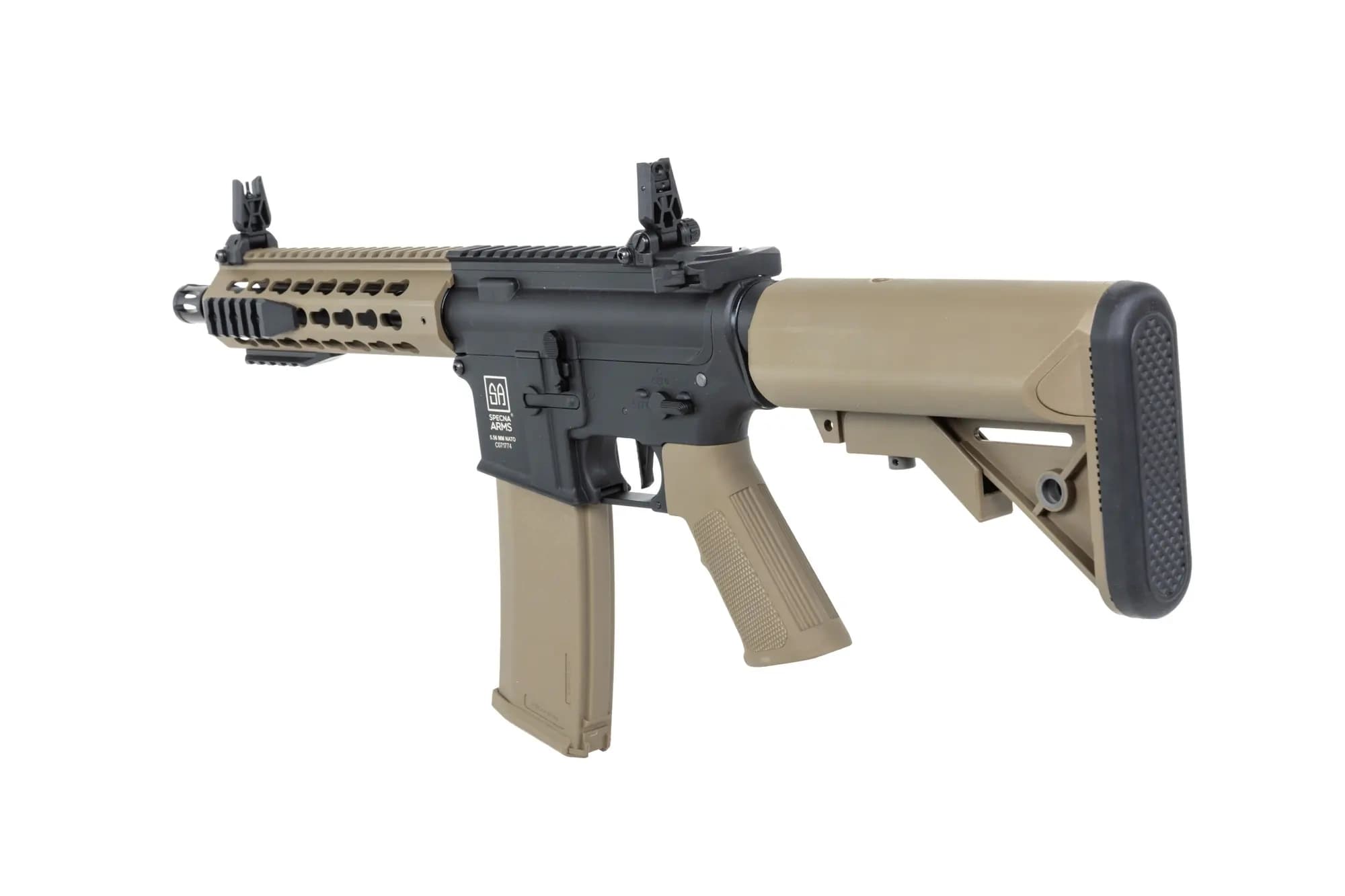 Karabinek szturmowy AEG Specna Arms SA-C08 CORE HAL ETU Gen.2 - Half-Tan
