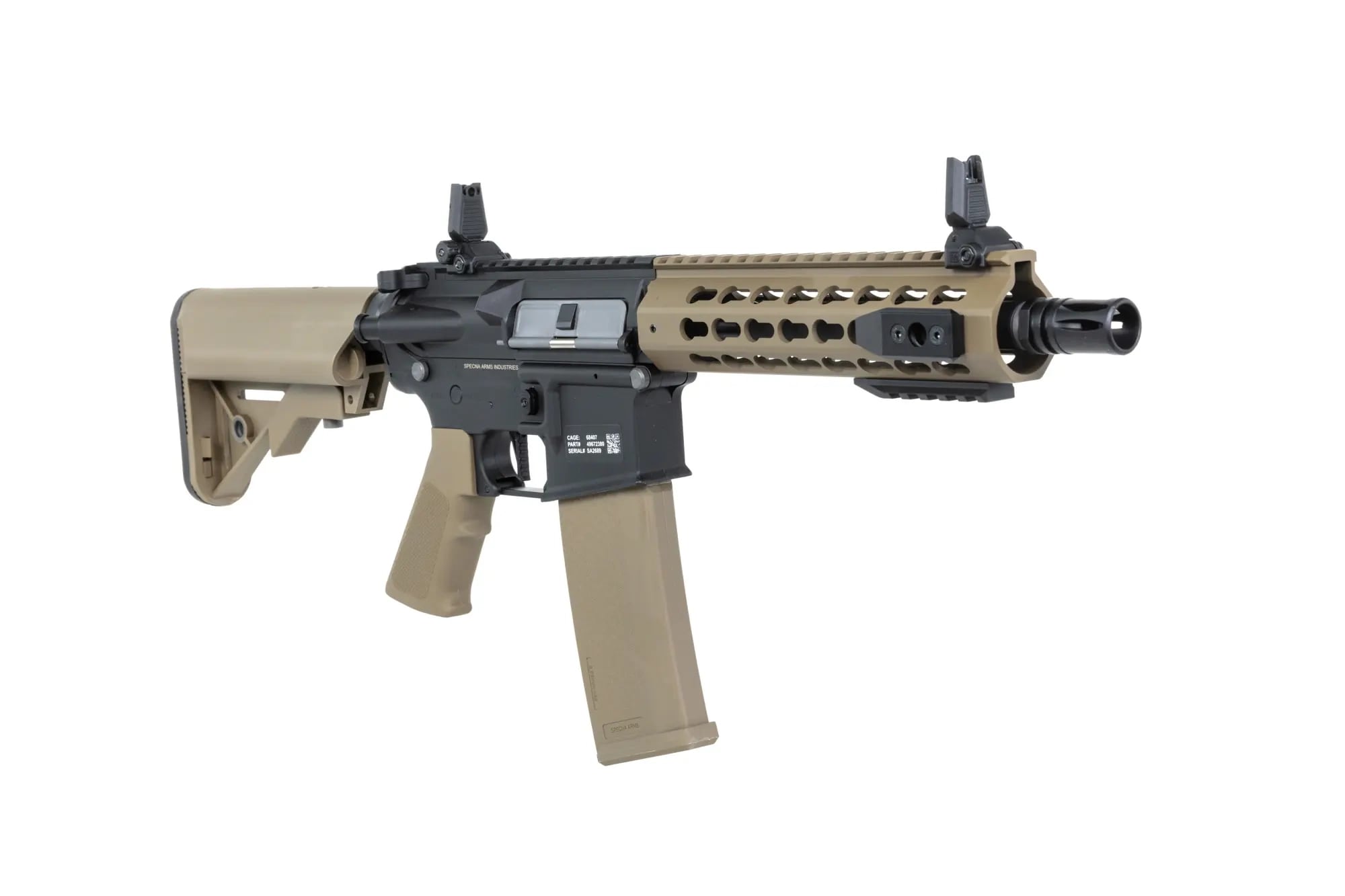 Karabinek szturmowy AEG Specna Arms SA-C08 CORE HAL ETU Gen.2 - Half-Tan