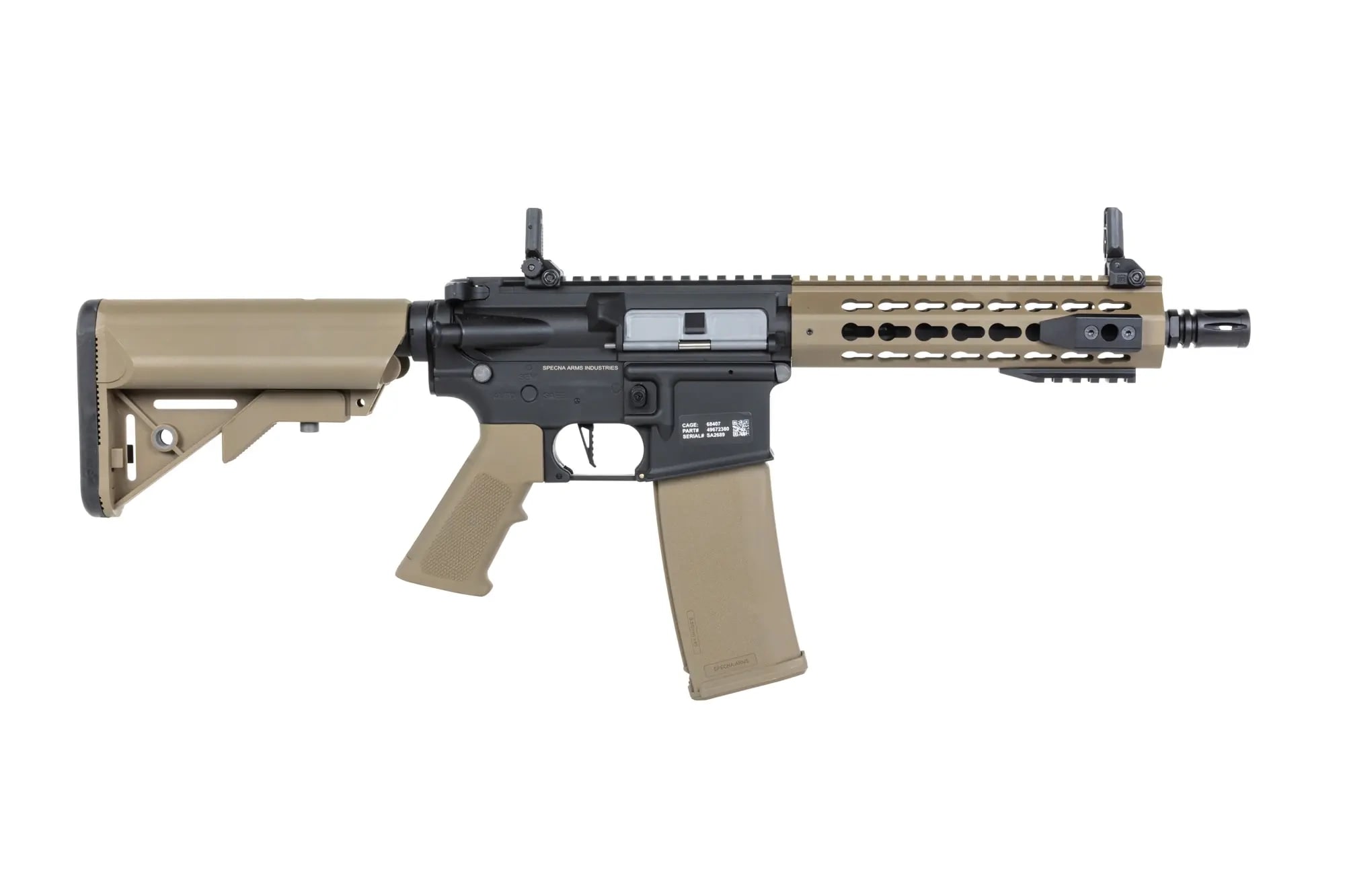 Karabinek szturmowy AEG Specna Arms SA-C08 CORE HAL ETU Gen.2 - Half-Tan