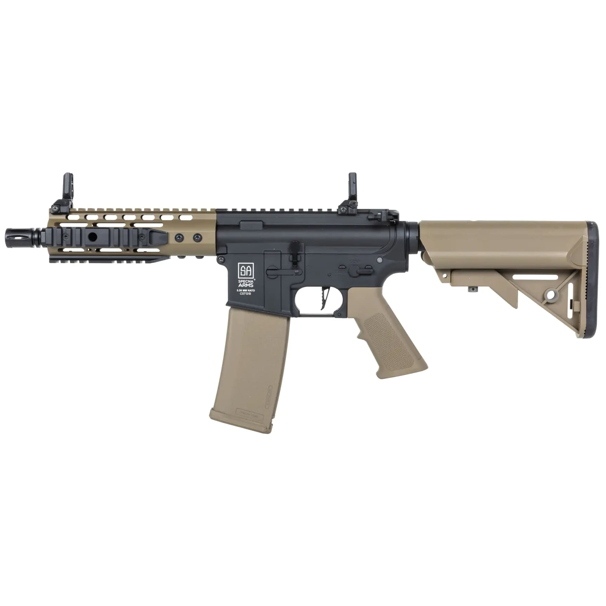 Karabinek szturmowy AEG Specna Arms SA-C12 CORE HAL ETU Gen.2 - Half-Tan