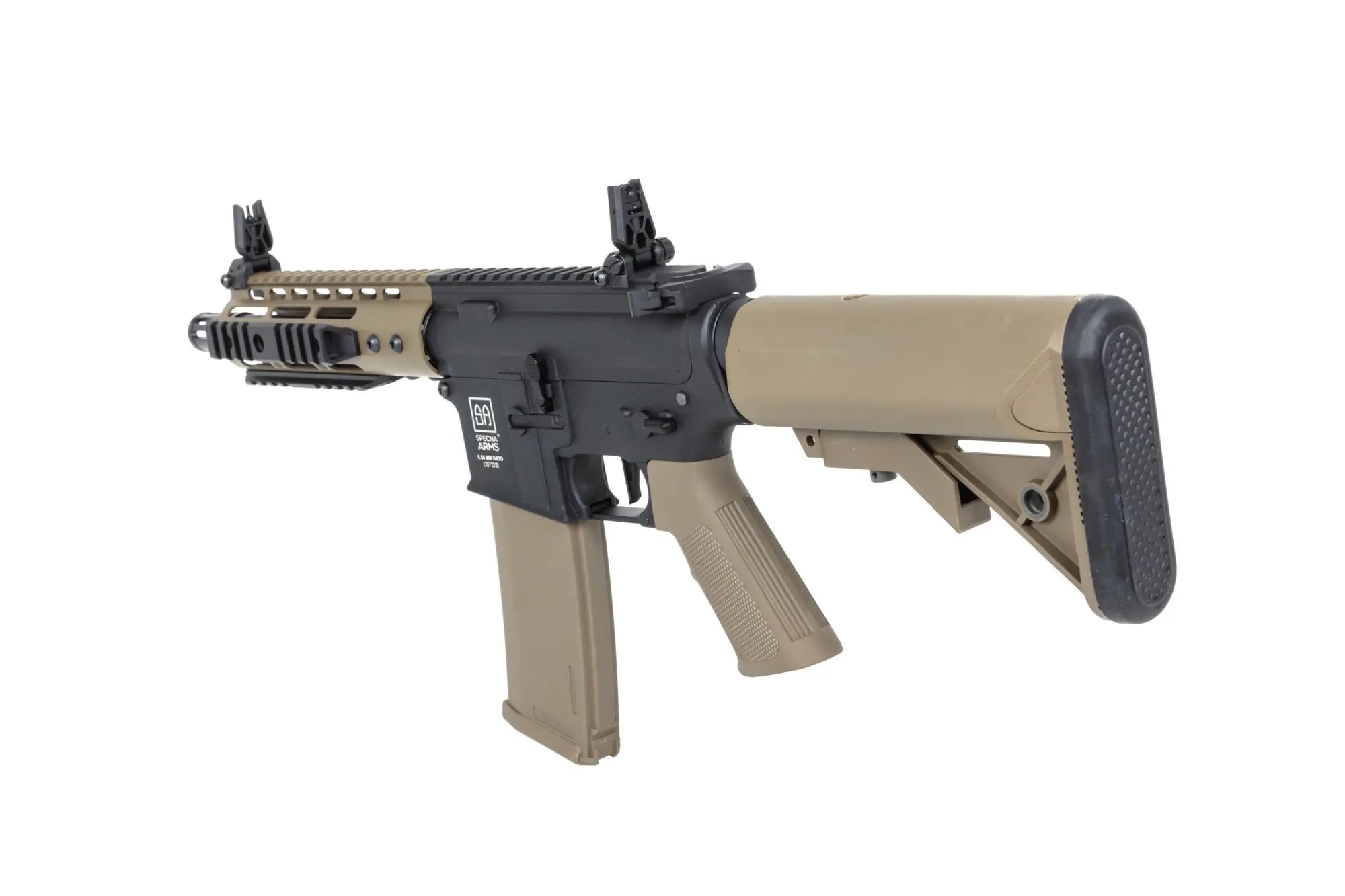 Karabinek szturmowy AEG Specna Arms SA-C12 CORE HAL ETU Gen.2 - Half-Tan