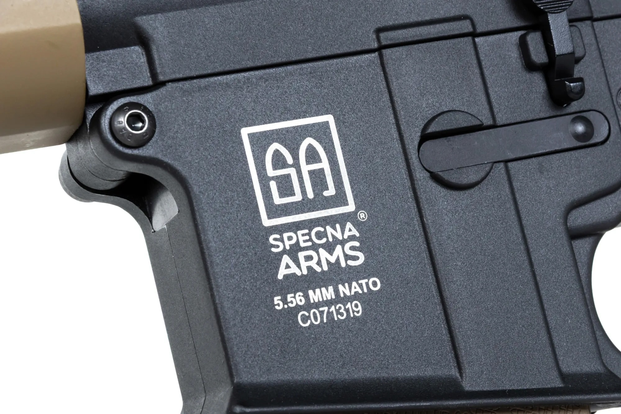 Karabinek szturmowy AEG Specna Arms SA-C12 CORE HAL ETU Gen.2 - Half-Tan