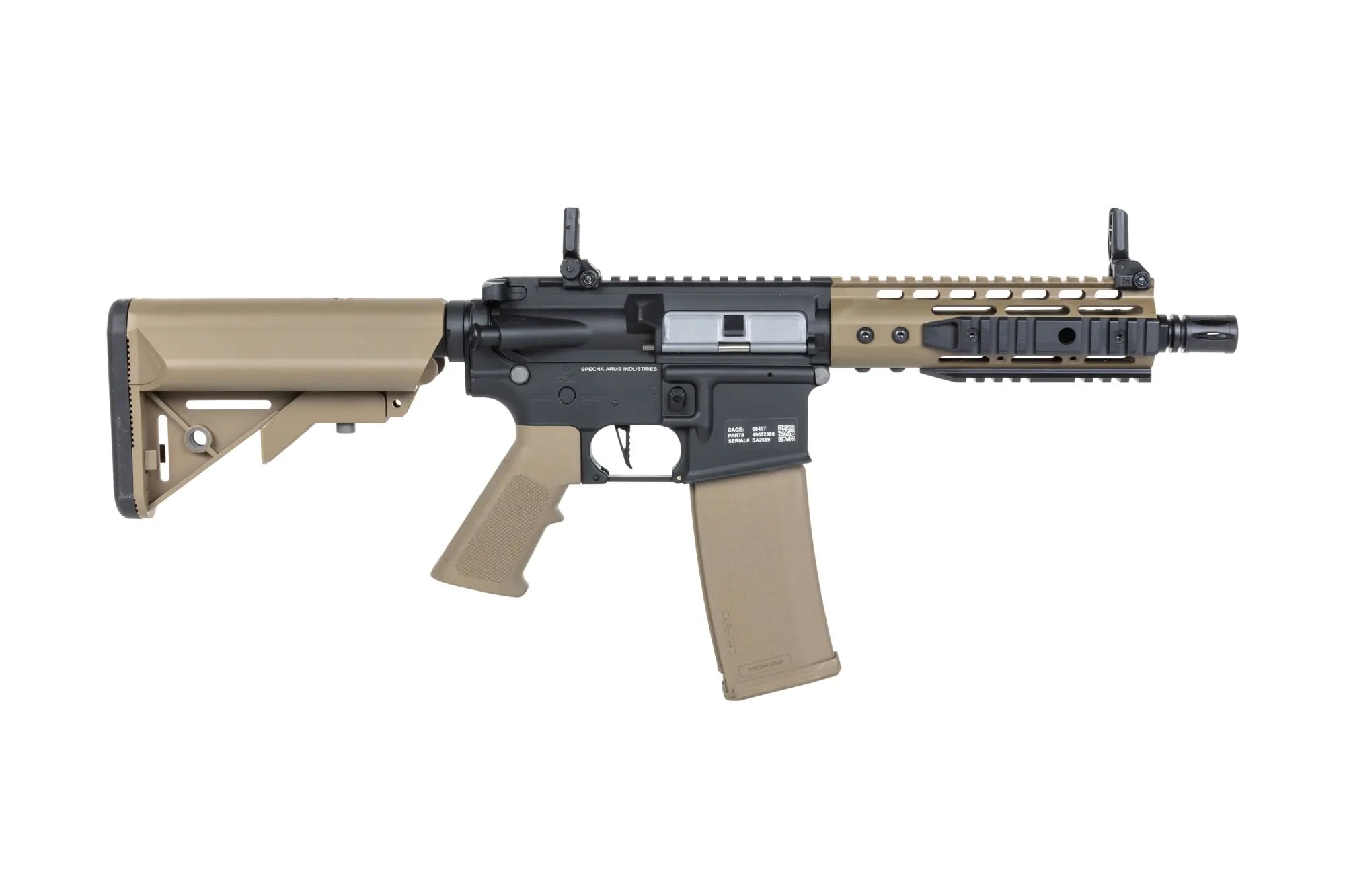 Karabinek szturmowy AEG Specna Arms SA-C12 CORE HAL ETU Gen.2 - Half-Tan