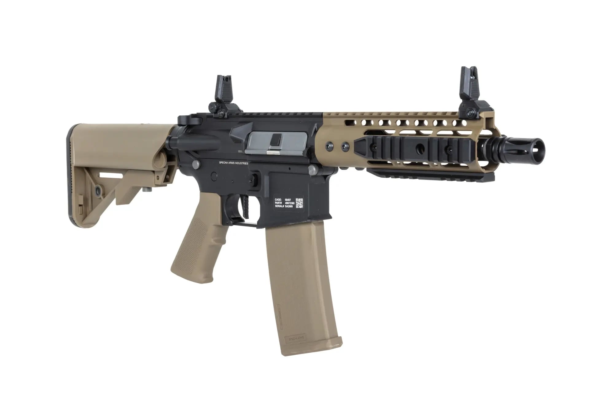 Karabinek szturmowy AEG Specna Arms SA-C12 CORE HAL ETU Gen.2 - Half-Tan