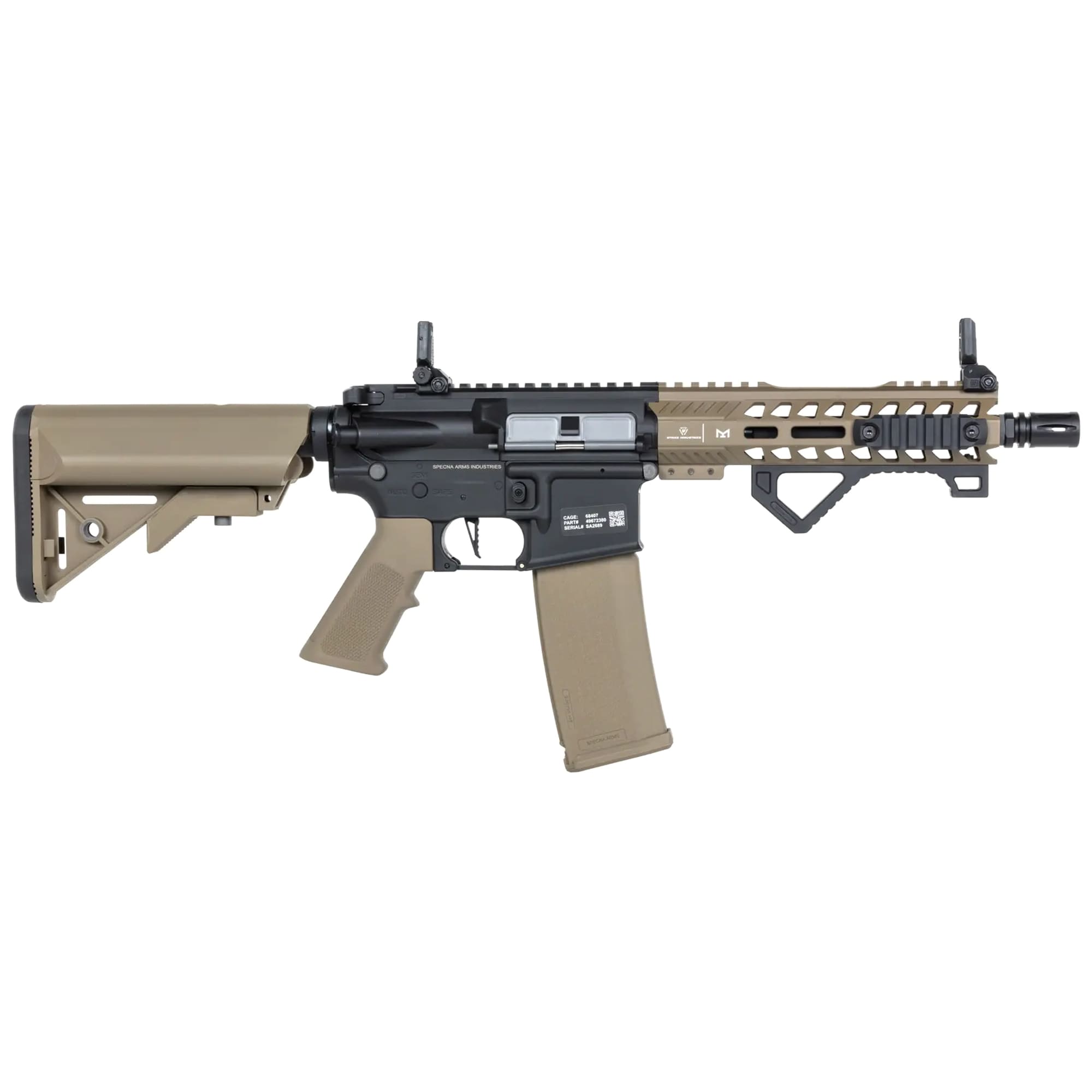 Karabinek szturmowy AEG Specna Arms SA-C17 CORE HAL ETU Gen.2 - Half-Tan