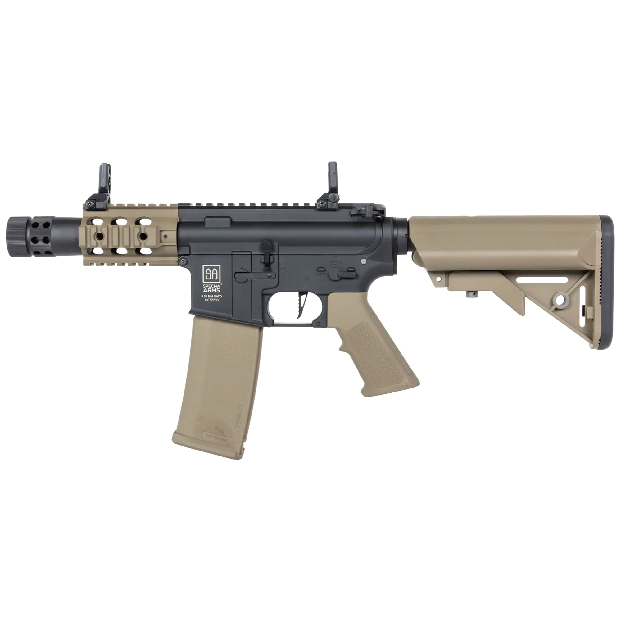 Karabinek szturmowy AEG Specna Arms SA-C10 CORE HAL ETU Gen.2 - Half-Tan