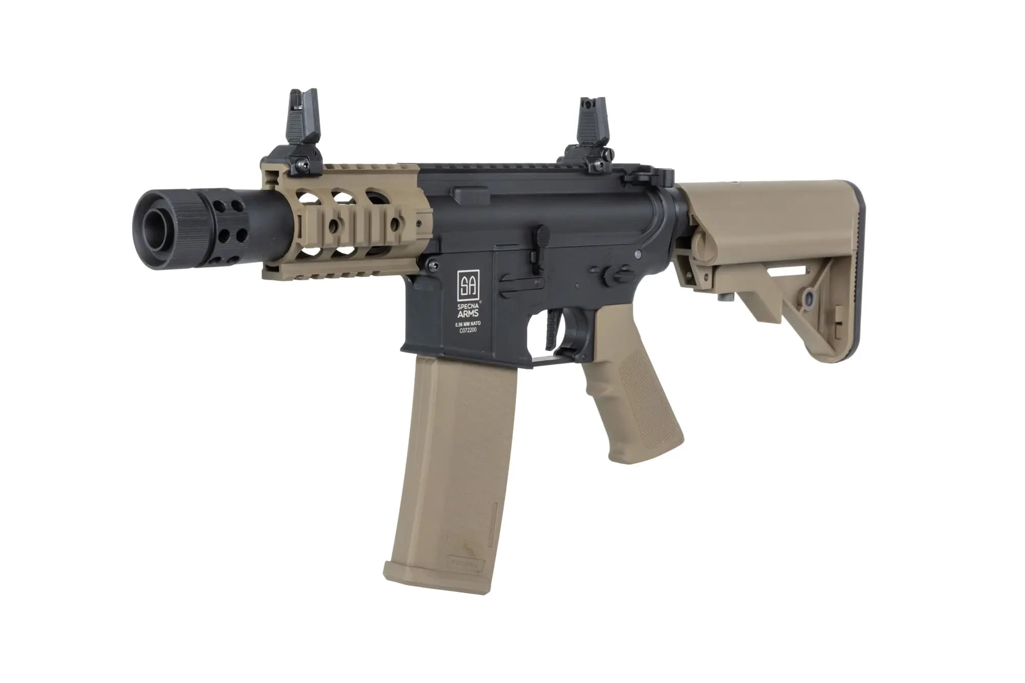 Karabinek szturmowy AEG Specna Arms SA-C10 CORE HAL ETU Gen.2 - Half-Tan
