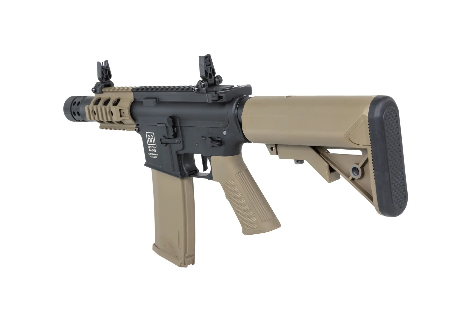 Karabinek szturmowy AEG Specna Arms SA-C10 CORE HAL ETU Gen.2 - Half-Tan