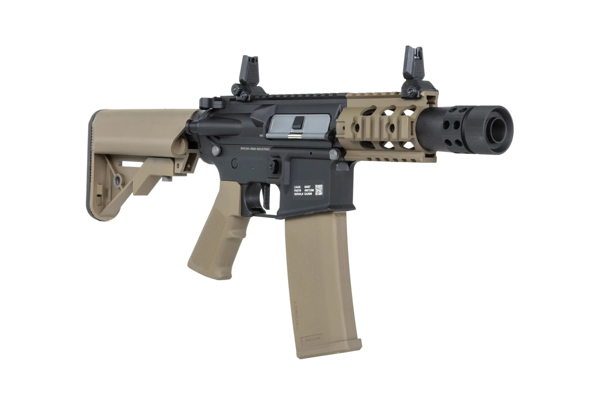 Karabinek szturmowy AEG Specna Arms SA-C10 CORE HAL ETU Gen.2 - Half-Tan