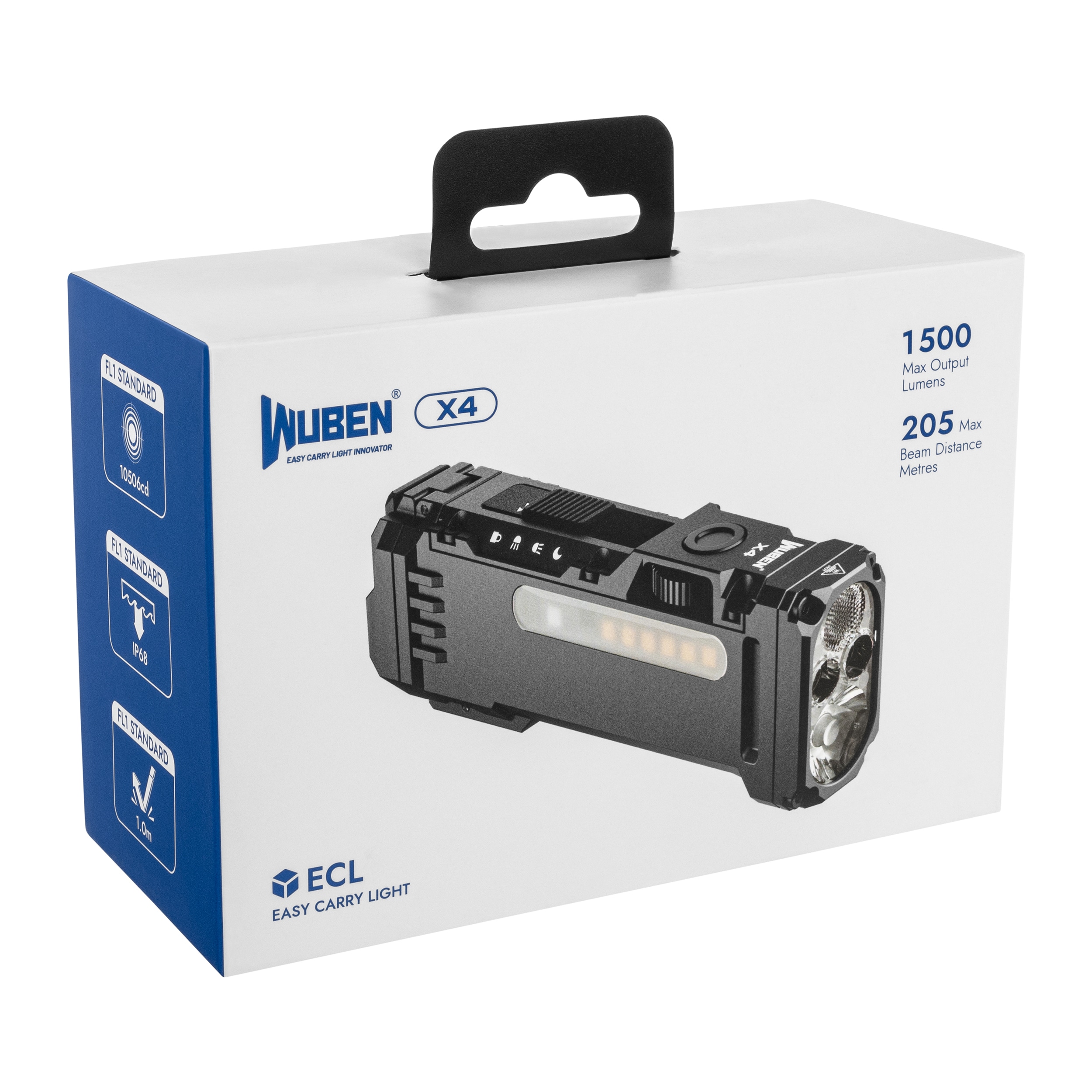 Latarka Wuben X4 Black - 1500 lumenów