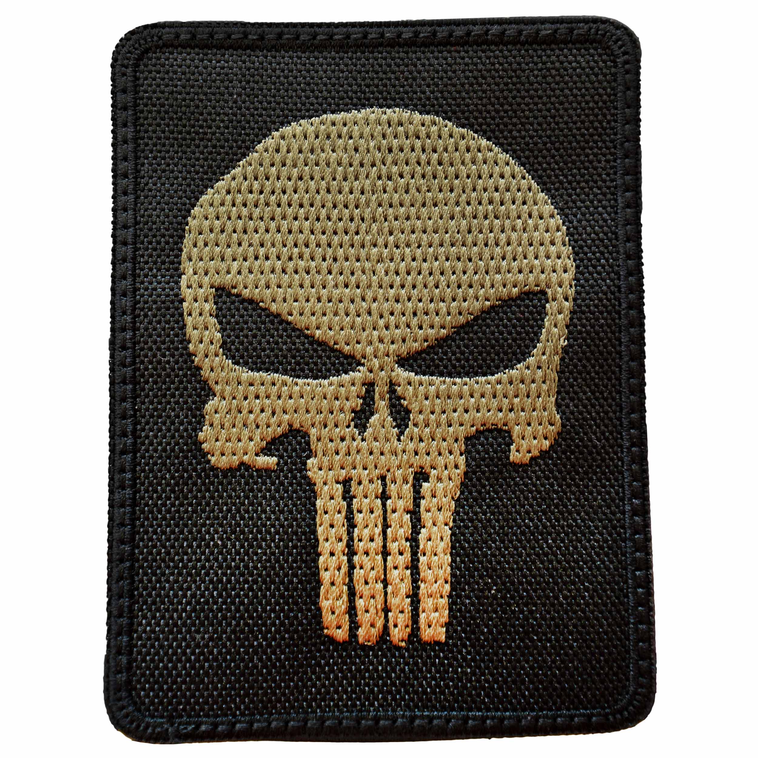 Naszywka Punisher 76 x 110 mm - Zielona
