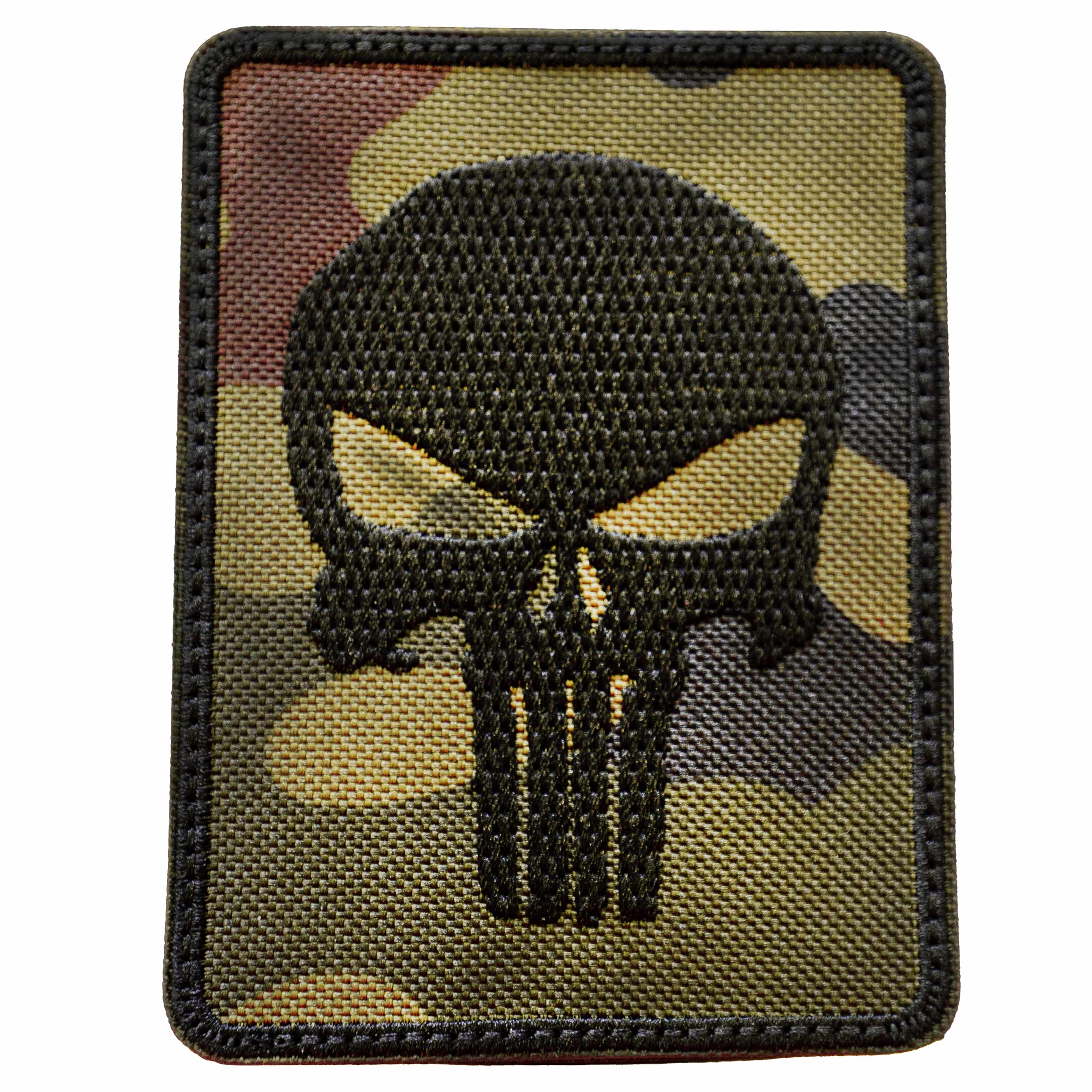 Нашивка Punisher 76 x 11 мм - Чорна