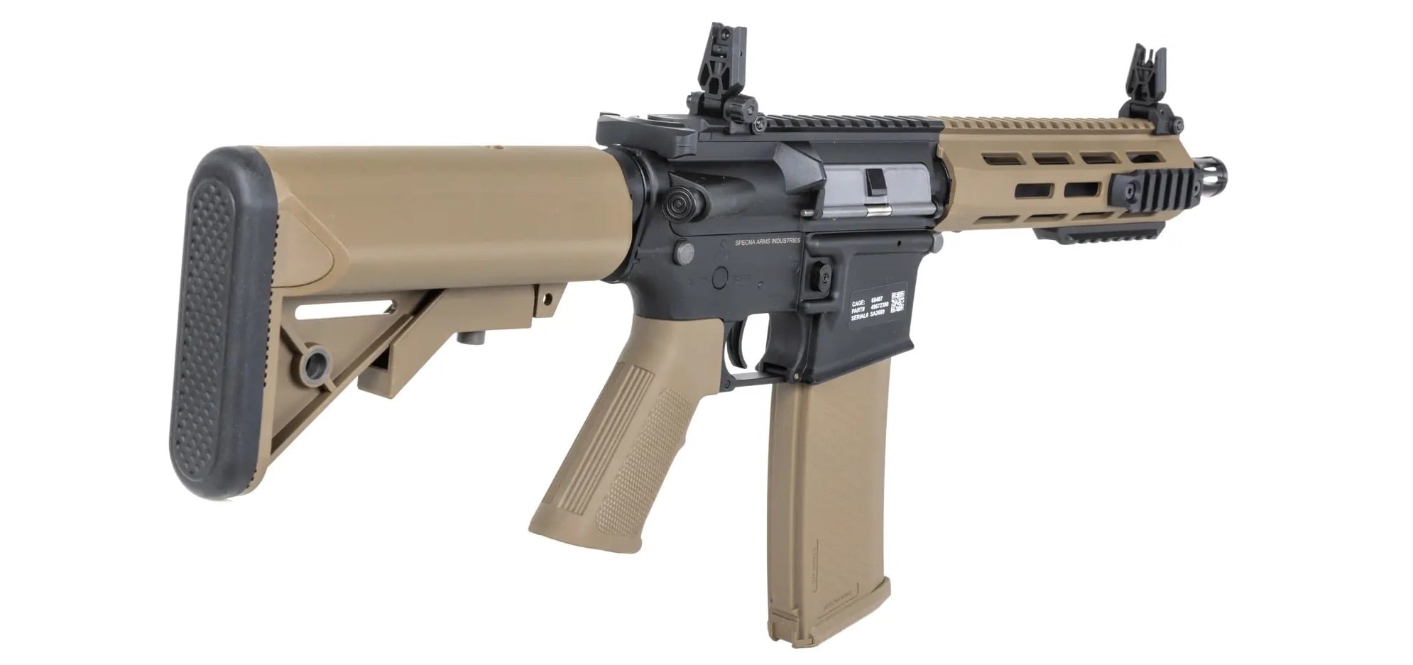 Karabinek szturmowy AEG Specna Arms SA-F14 Flex Gate X-ASR - Half-Tan