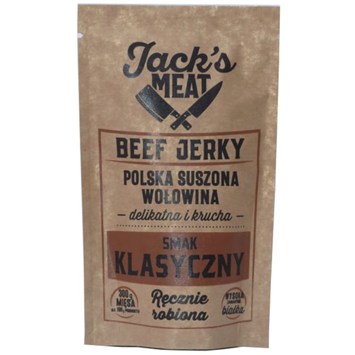 Сушена яловичина Jack's Meat Beef Jerky класичний смак 60 г