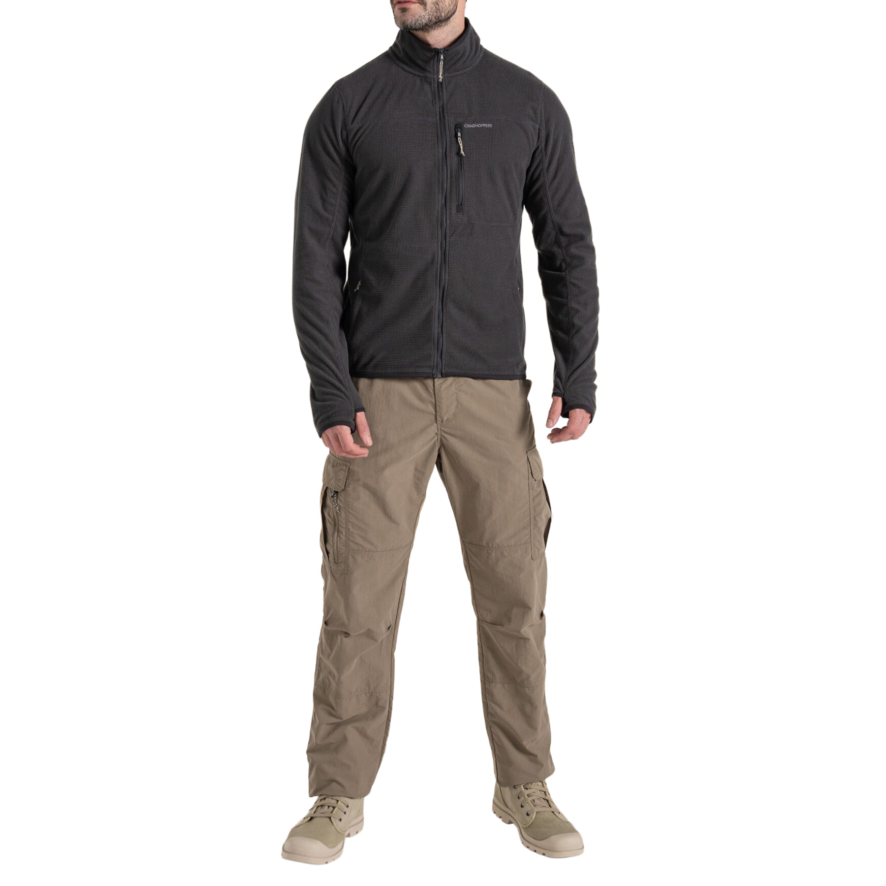 Флісова кофта Craghoppers NosiLife Spry Jacket - Black Pepper