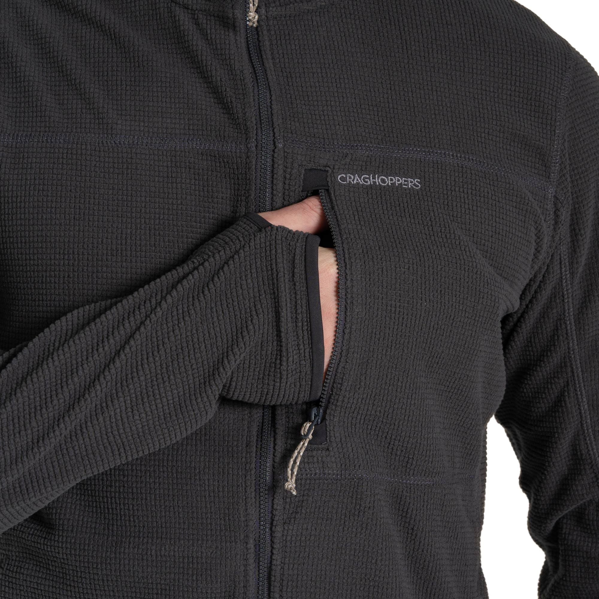 Флісова кофта Craghoppers NosiLife Spry Jacket - Black Pepper