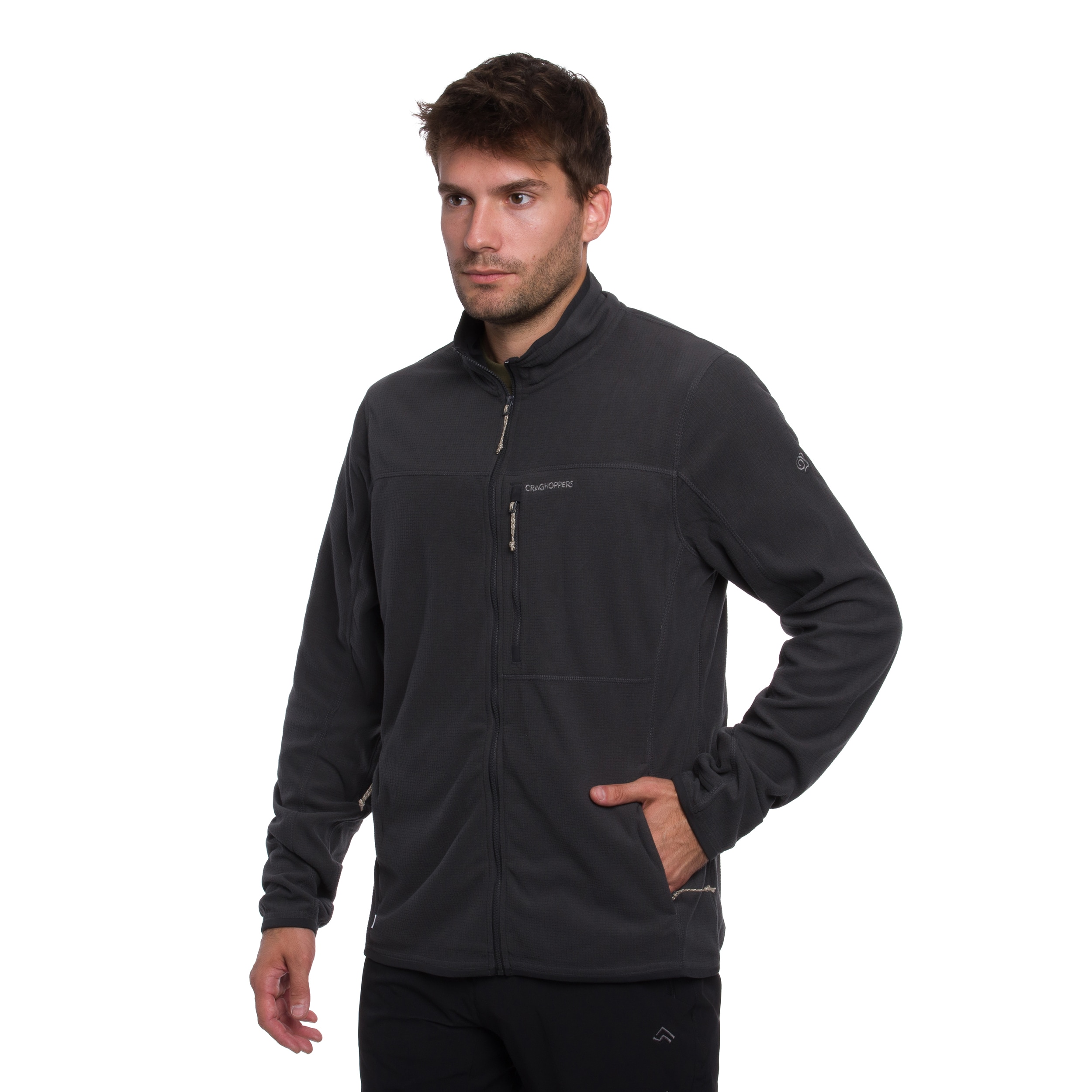 Флісова кофта Craghoppers NosiLife Spry Jacket - Black Pepper