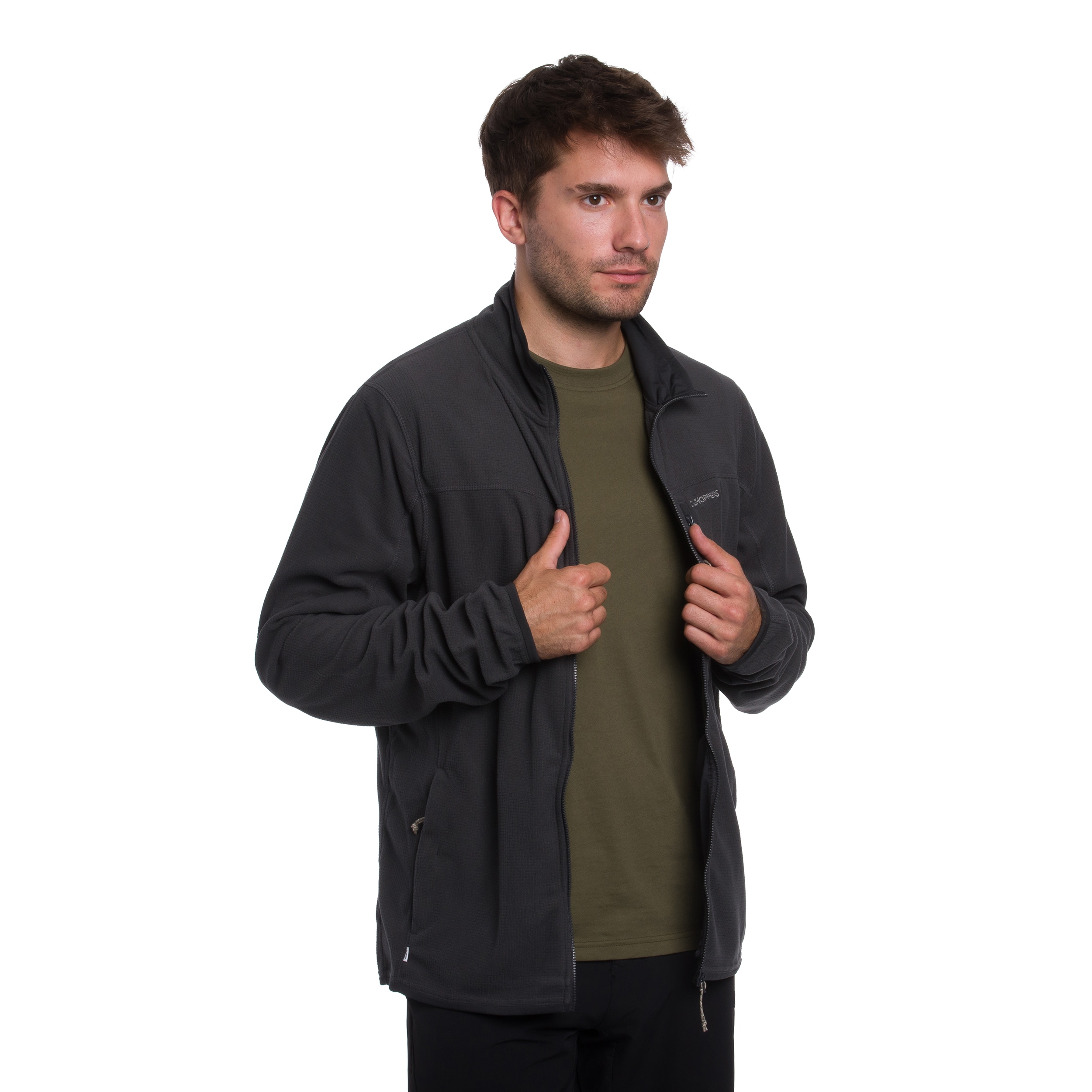 Флісова кофта Craghoppers NosiLife Spry Jacket - Black Pepper