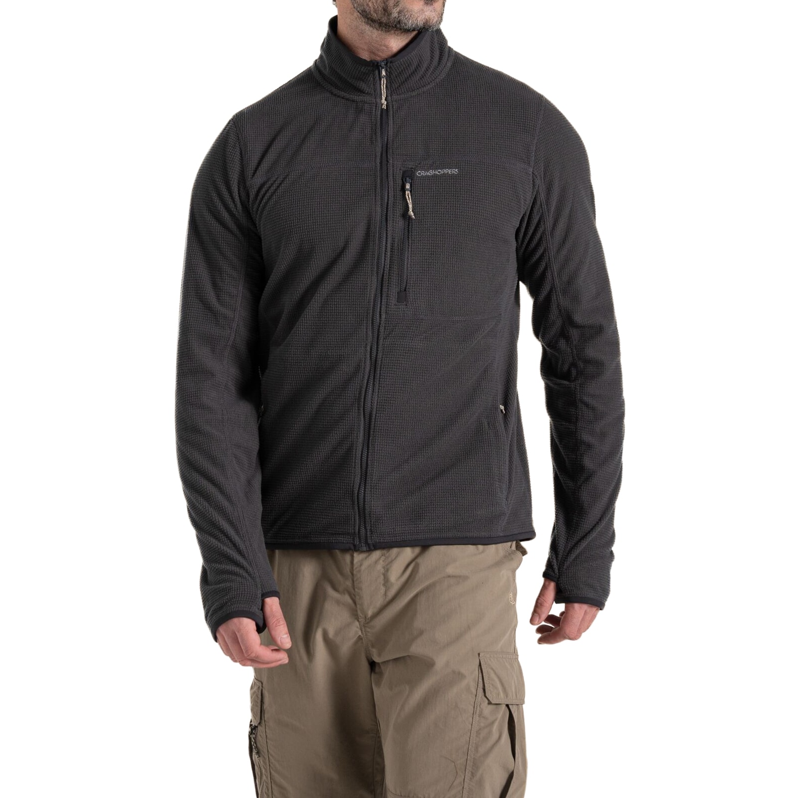 Флісова кофта Craghoppers NosiLife Spry Jacket - Black Pepper