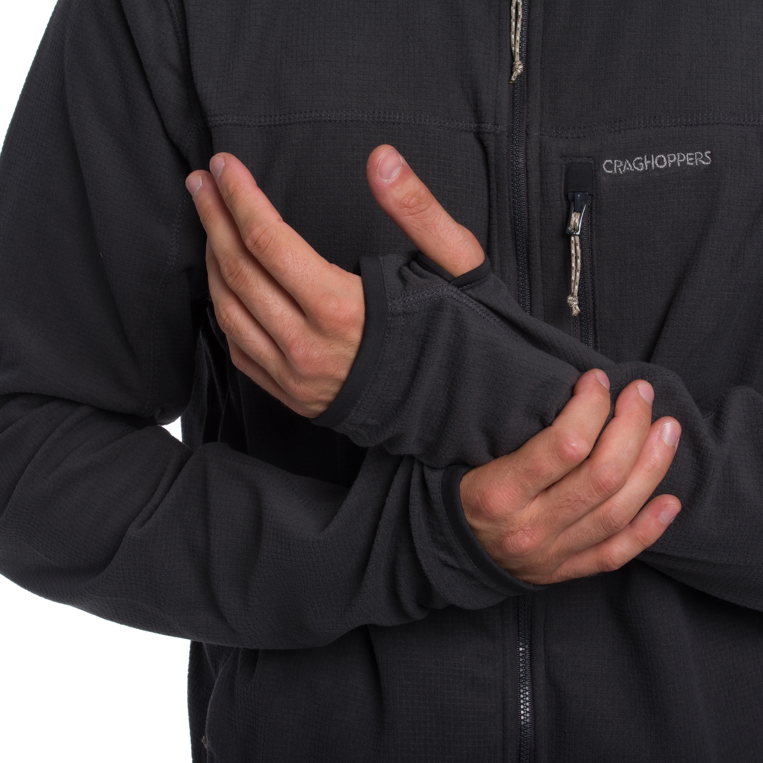 Флісова кофта Craghoppers NosiLife Spry Jacket - Black Pepper