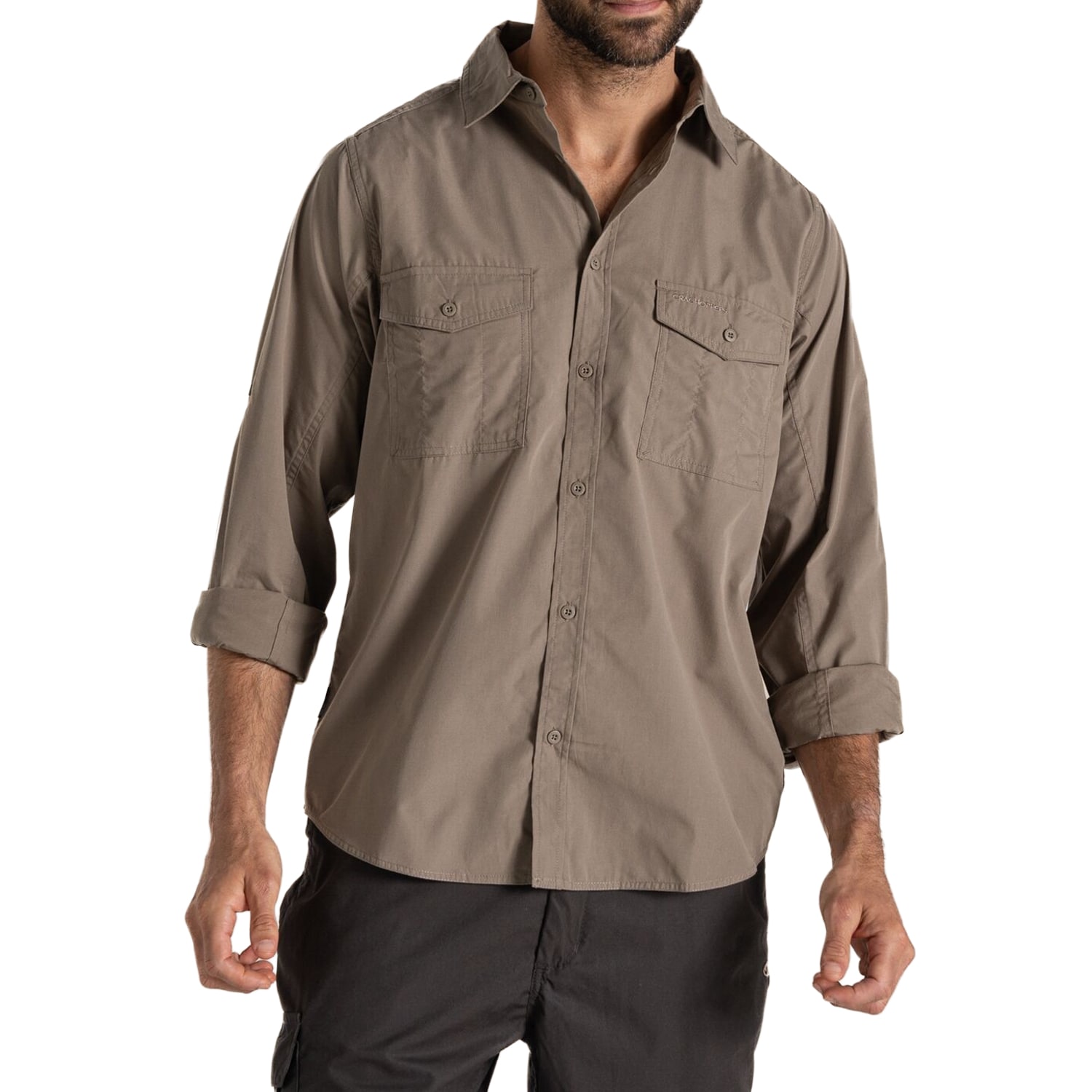 Сорочка Craghoppers Kiwi Long Sleeve - Pebble