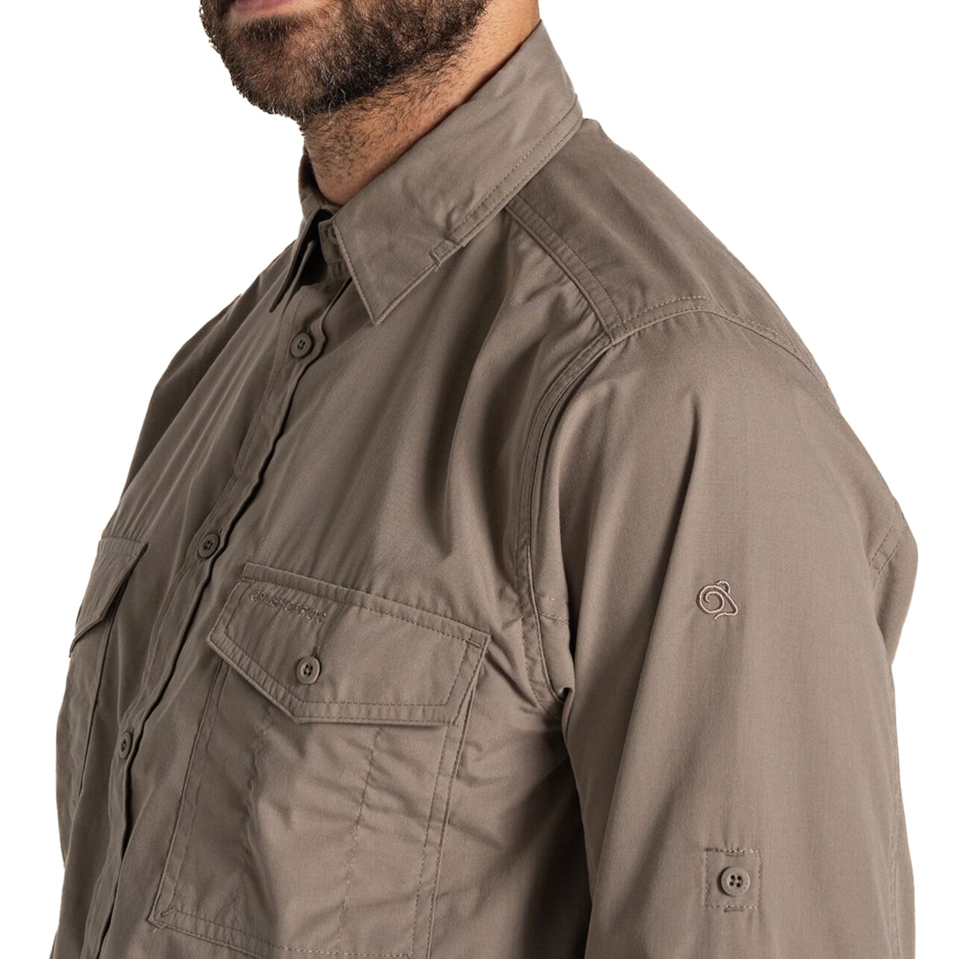 Сорочка Craghoppers Kiwi Long Sleeve - Pebble