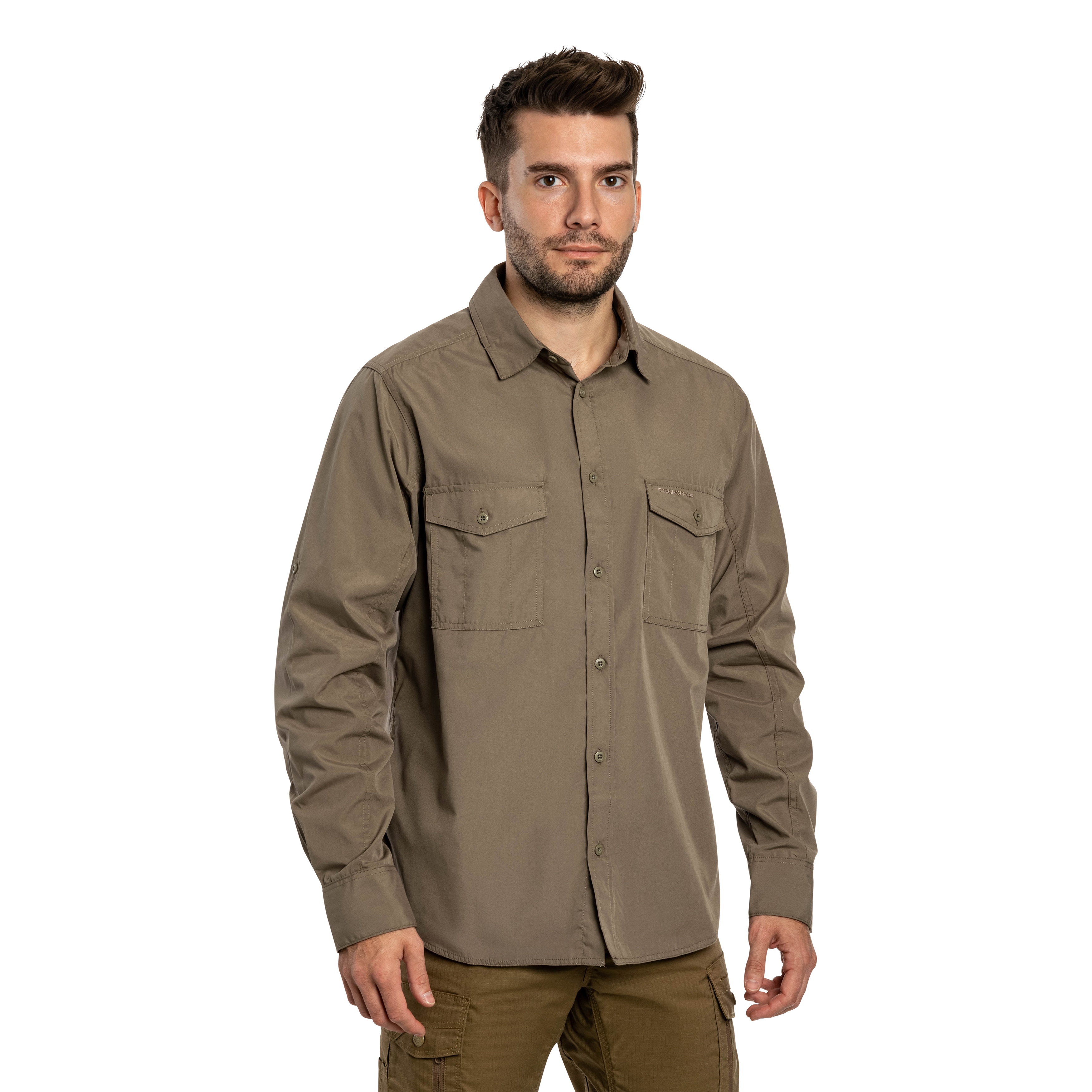 Koszula Craghoppers Kiwi Long Sleeve - Pebble