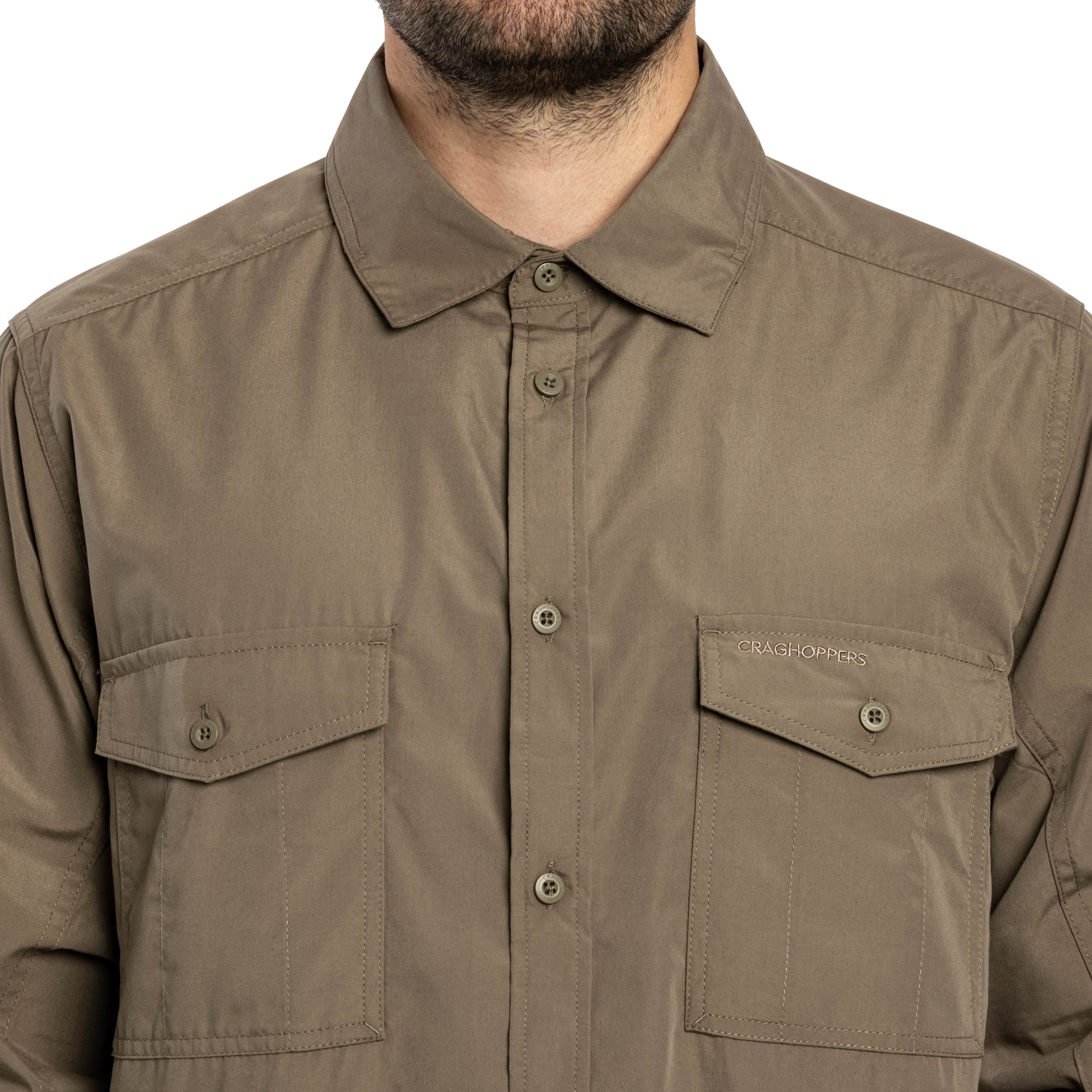 Koszula Craghoppers Kiwi Long Sleeve - Pebble