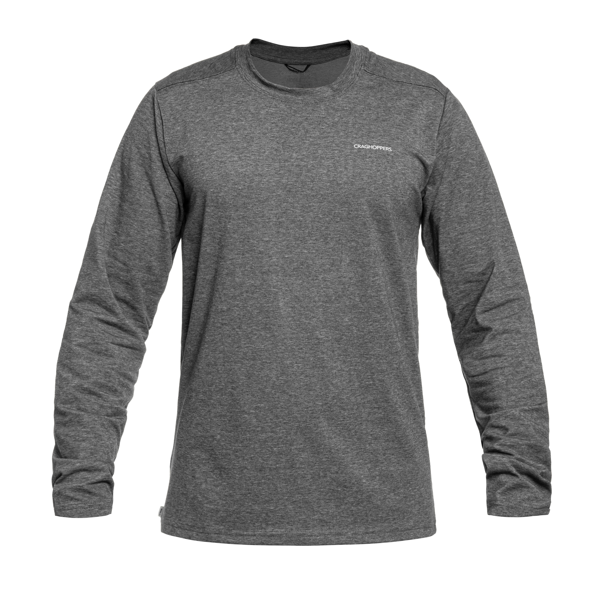 Футболка Long Sleeve Craghoppers NosiLife Abel - Black Pepper Marl