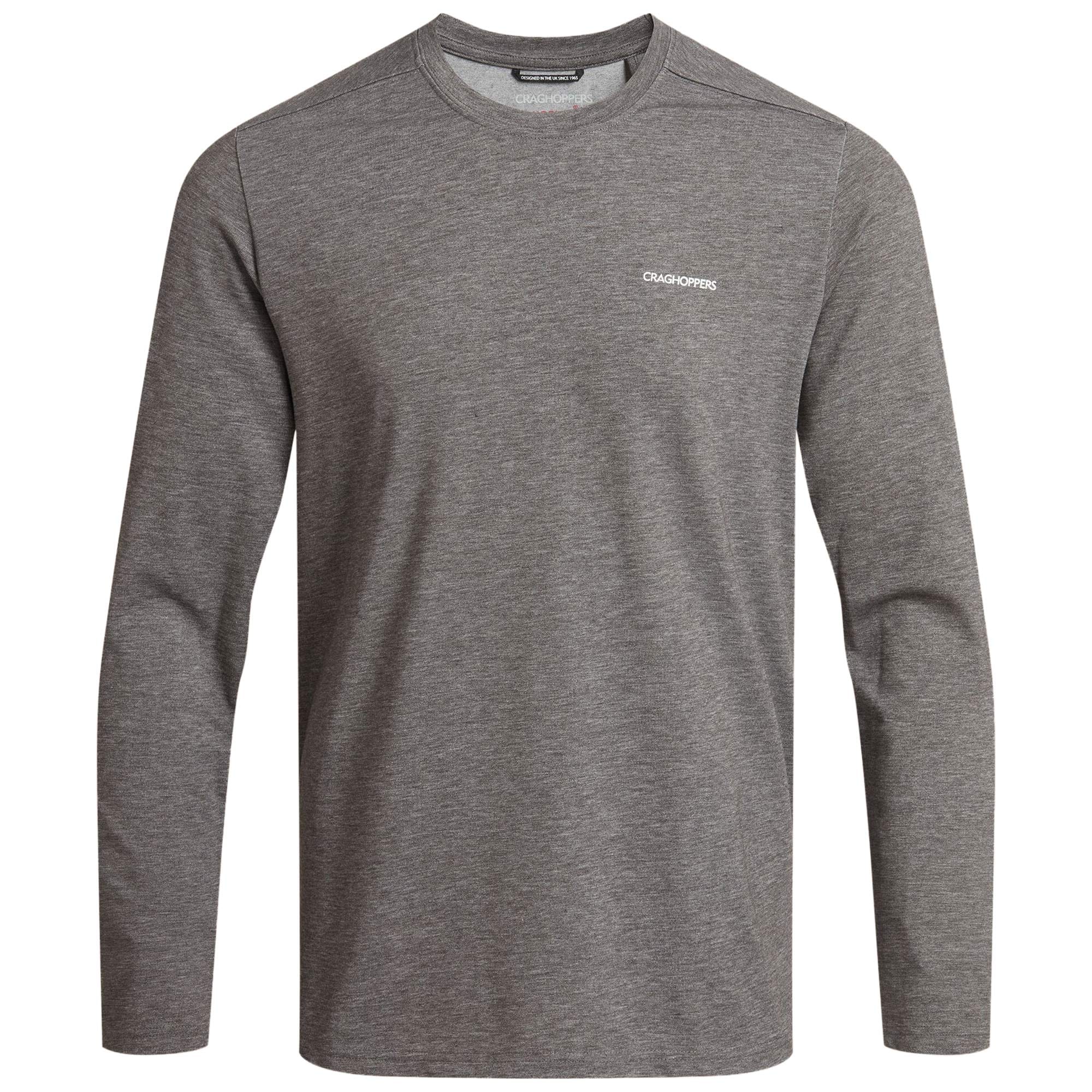 Koszulka Long Sleeve Craghoppers NosiLife Abel - Black Pepper Marl