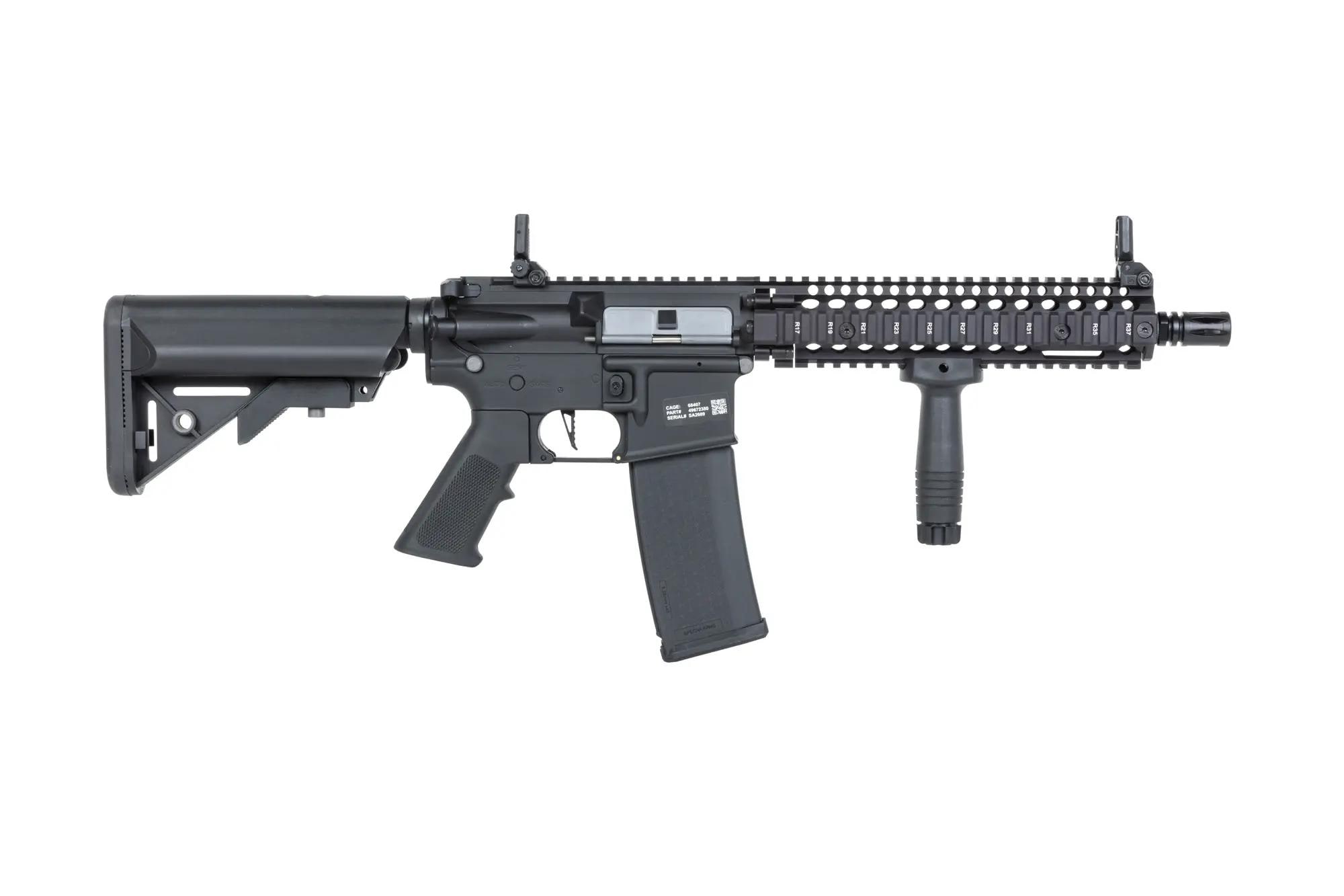 Karabinek szturmowy AEG Specna Arms Daniel Defense MK18 SA-C19 CORE HAL ETU Gen. 2 - Black