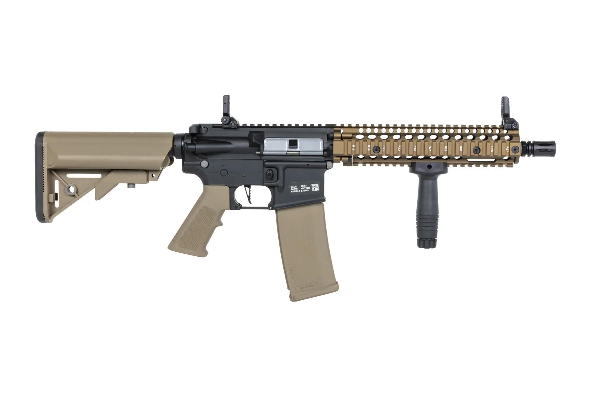 Karabinek szturmowy AEG Specna Arms Daniel Defense MK18 SA-C19 CORE HAL ETU Gen. 2 - Chaos Bronze