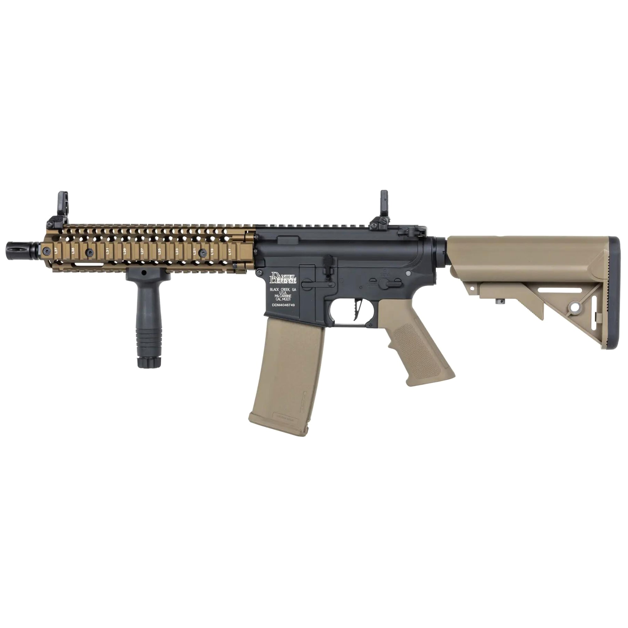 Karabinek szturmowy AEG Specna Arms Daniel Defense MK18 SA-C19 CORE HAL ETU Gen. 2 - Chaos Bronze