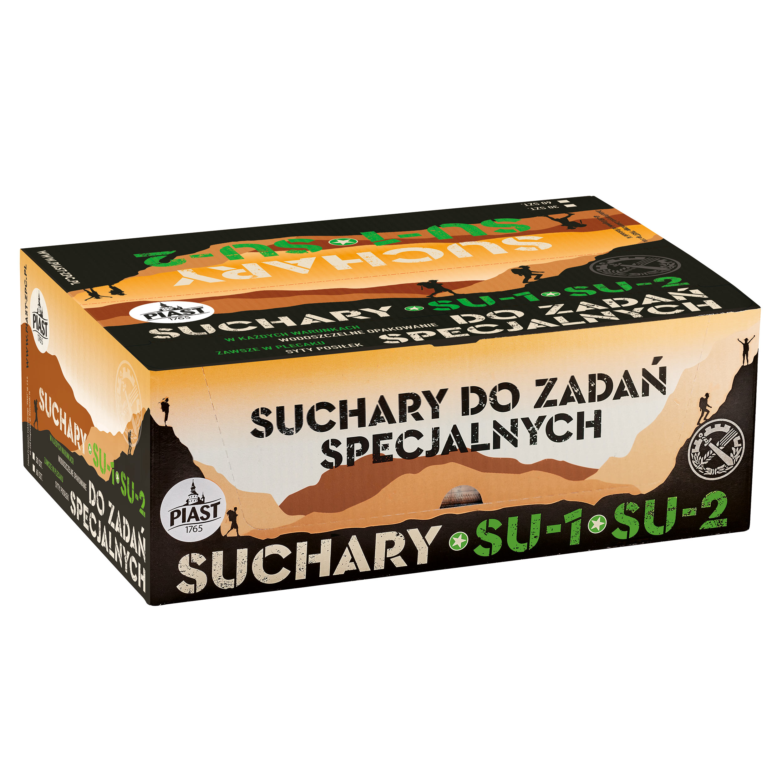 Suchary specjalne Piast SU-2 90 g Display - 30 szt.